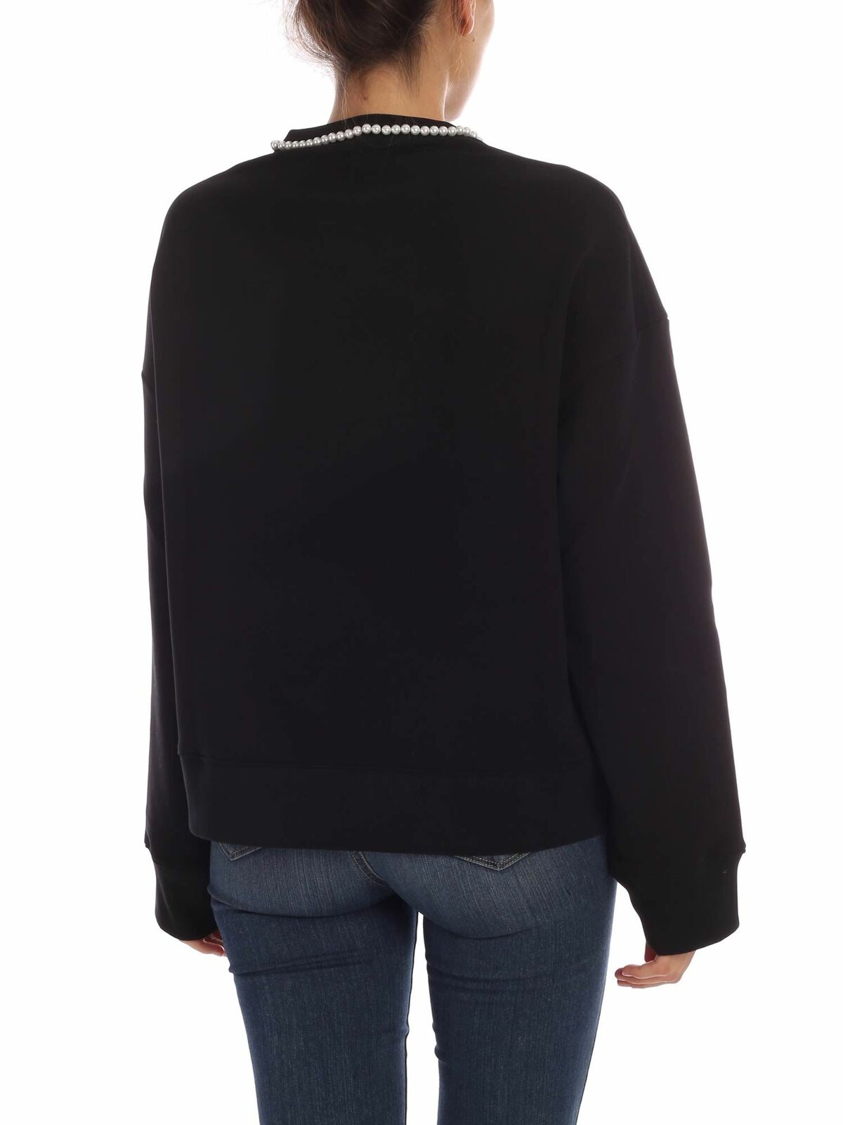 Black sweatshirt with rabbit patch 19IV2S0E01142149000 (VIVETTA / スウェット・フーディー ) | VIVETTA (ヴィヴェッタ)(2)