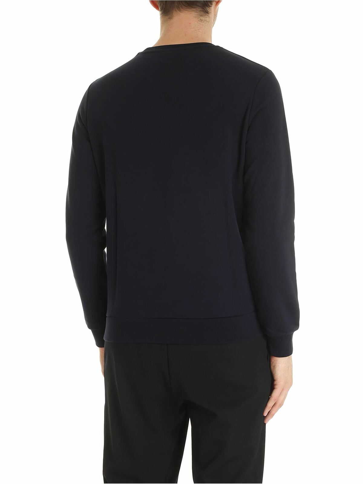 Sweatshirt with embossed logo in blue 705013592910690 (KARL LAGERFELD / スウェット・フーディー ) | KARL LAGERFELD (カール・ラガーフェルド)(2)