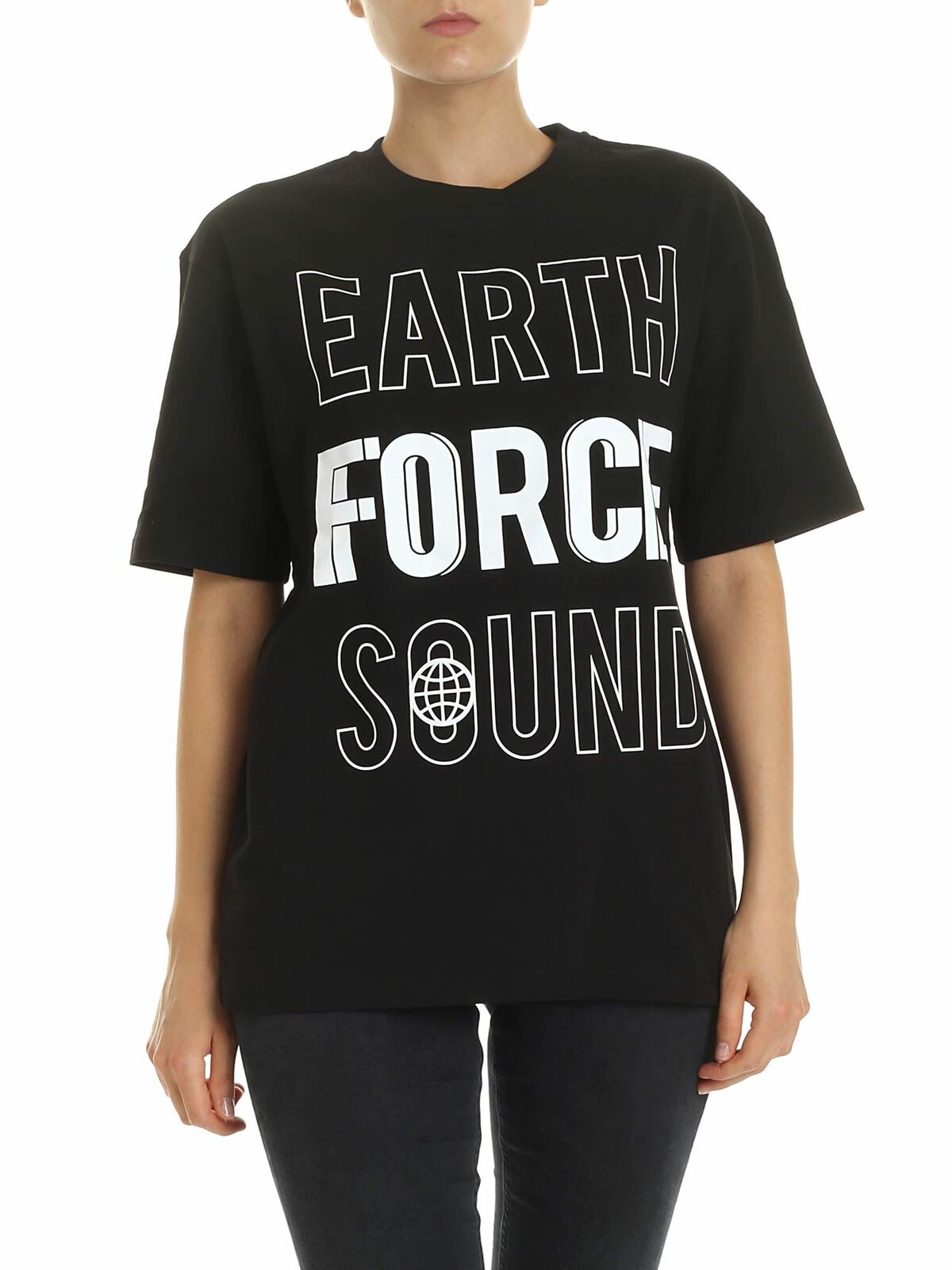 Earth Force Sound t-shirt in black 494256RNJ141000 (McQ / Tシャツ・カットソー ) | McQ (マックキュー)