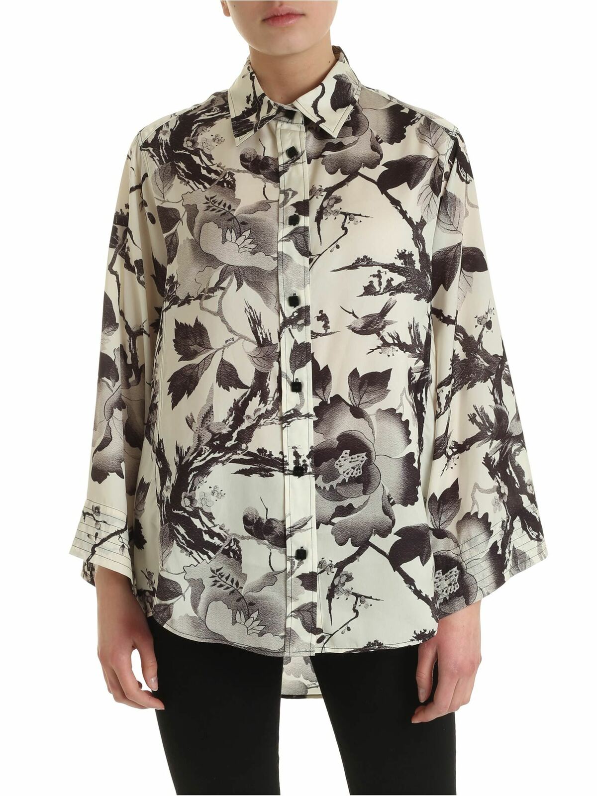 Yaemi shirt in cream color 594940ROF069089 (McQ / シャツ・ブラウス ) | McQ (マックキュー)