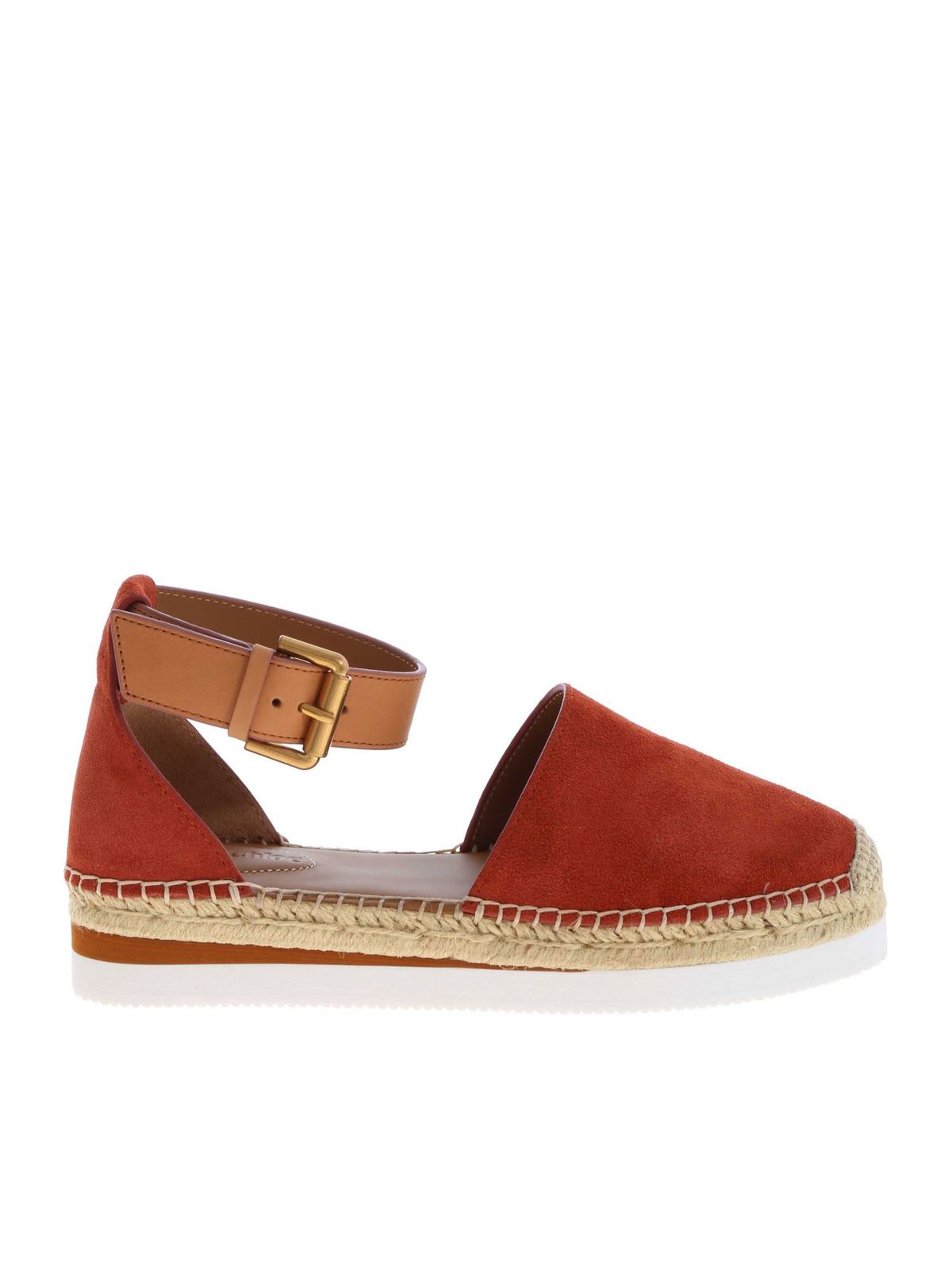Glyn espadrilles in orange SB26150542 (See By Chloé / サンダル ) | See By Chloé (シーバイクロエ)