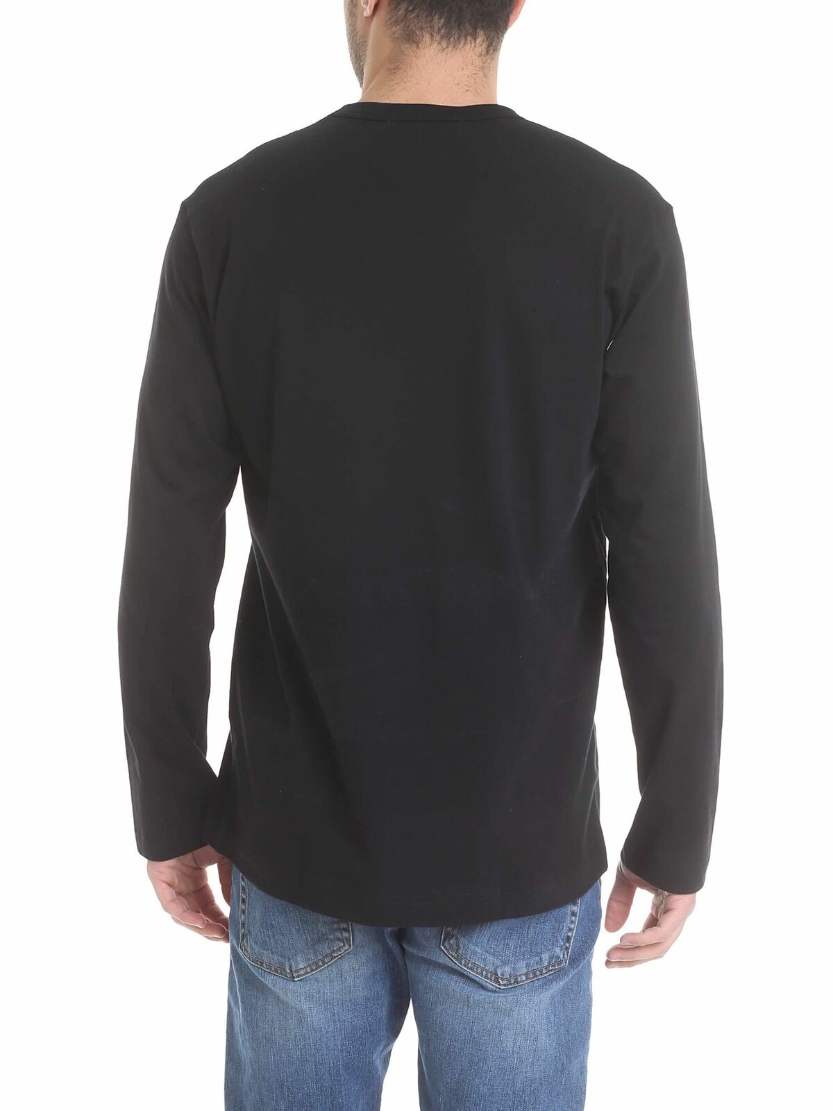 Rabbit Is crewneck sweatshirt in black S271091 (Comme Des Garçons SHIRT / スウェット・フーディー ) | Comme Des Garçons SHIRT (コムデギャルソン シャツ)(2)