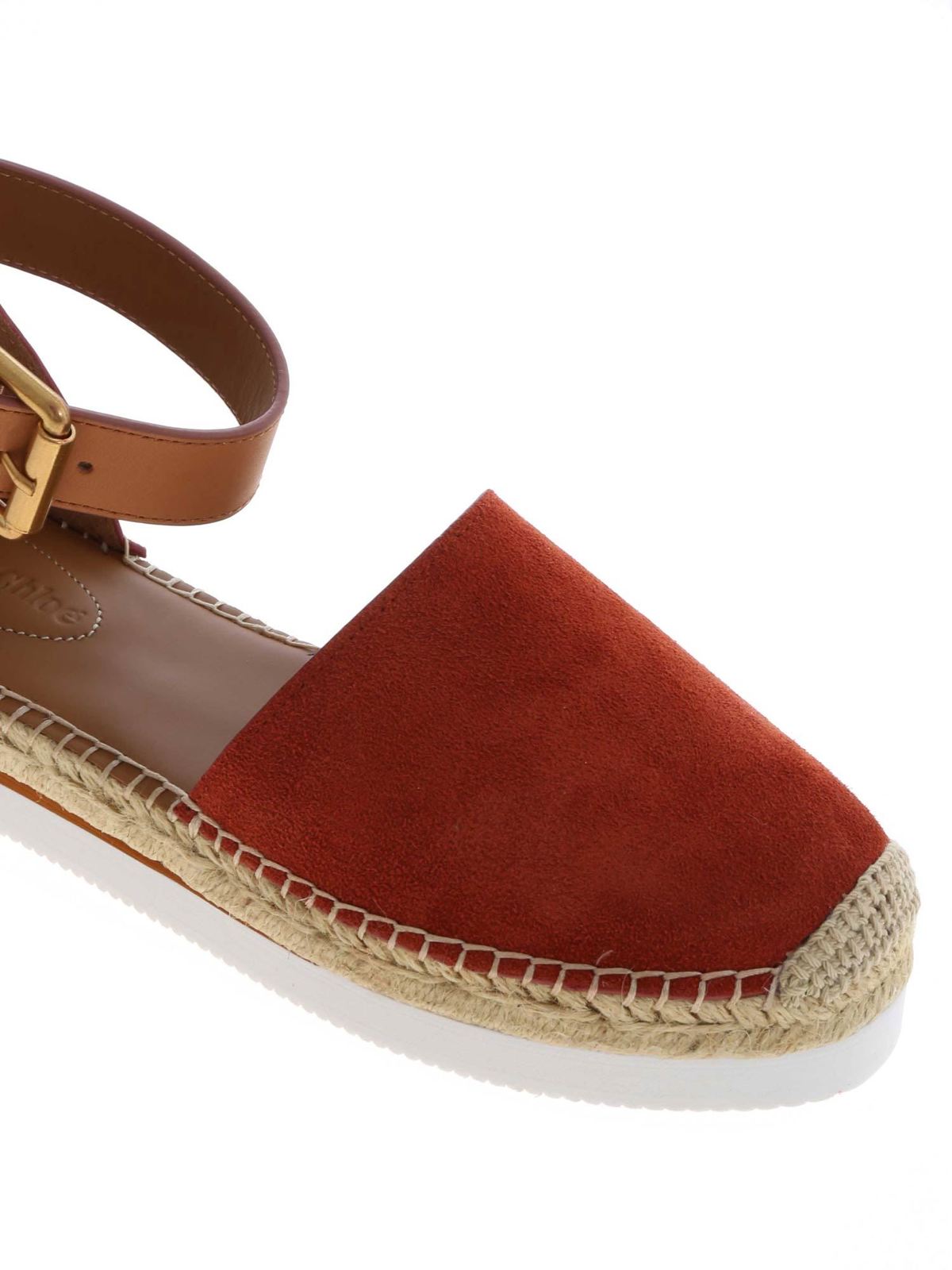 Glyn espadrilles in orange SB26150542 (See By Chloé / サンダル ) | See By Chloé (シーバイクロエ)(4)