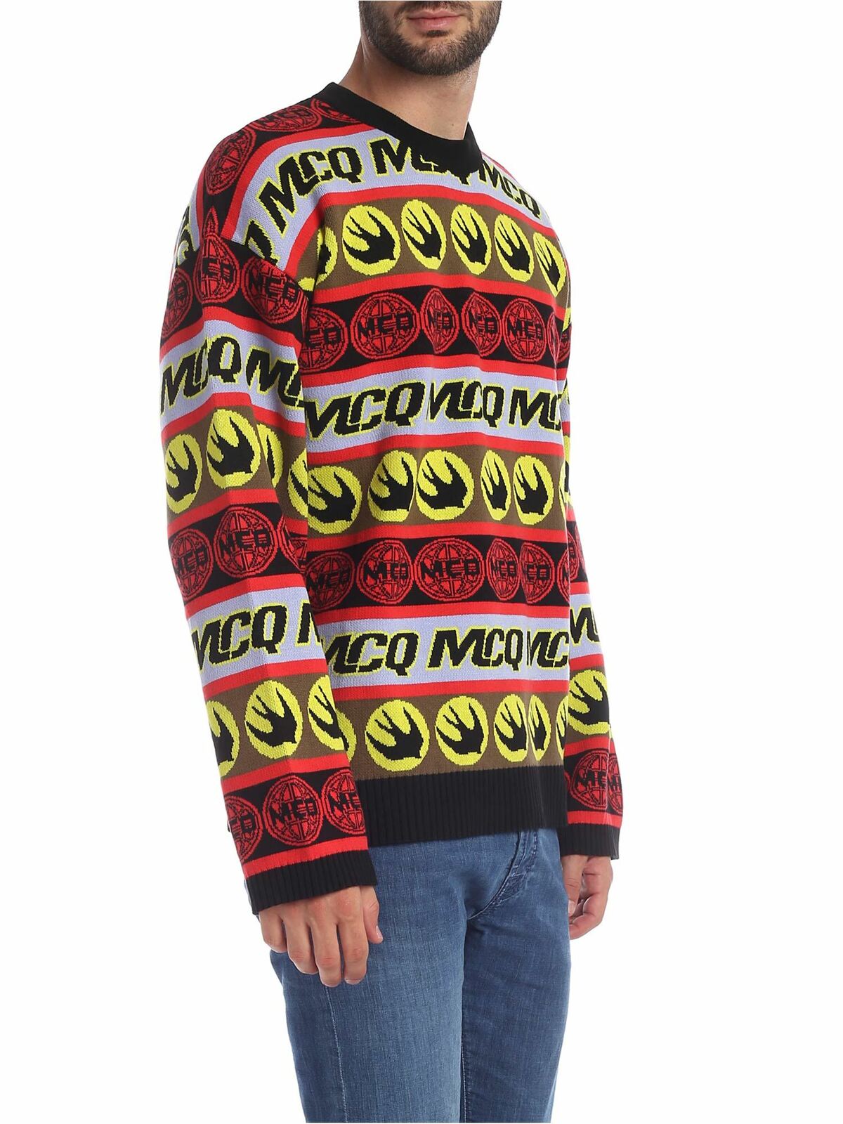 Tape crew-neck pullover 570730RNN206060 (McQ / ニット・セーター・カーディガン ) | McQ (マックキュー)(1)