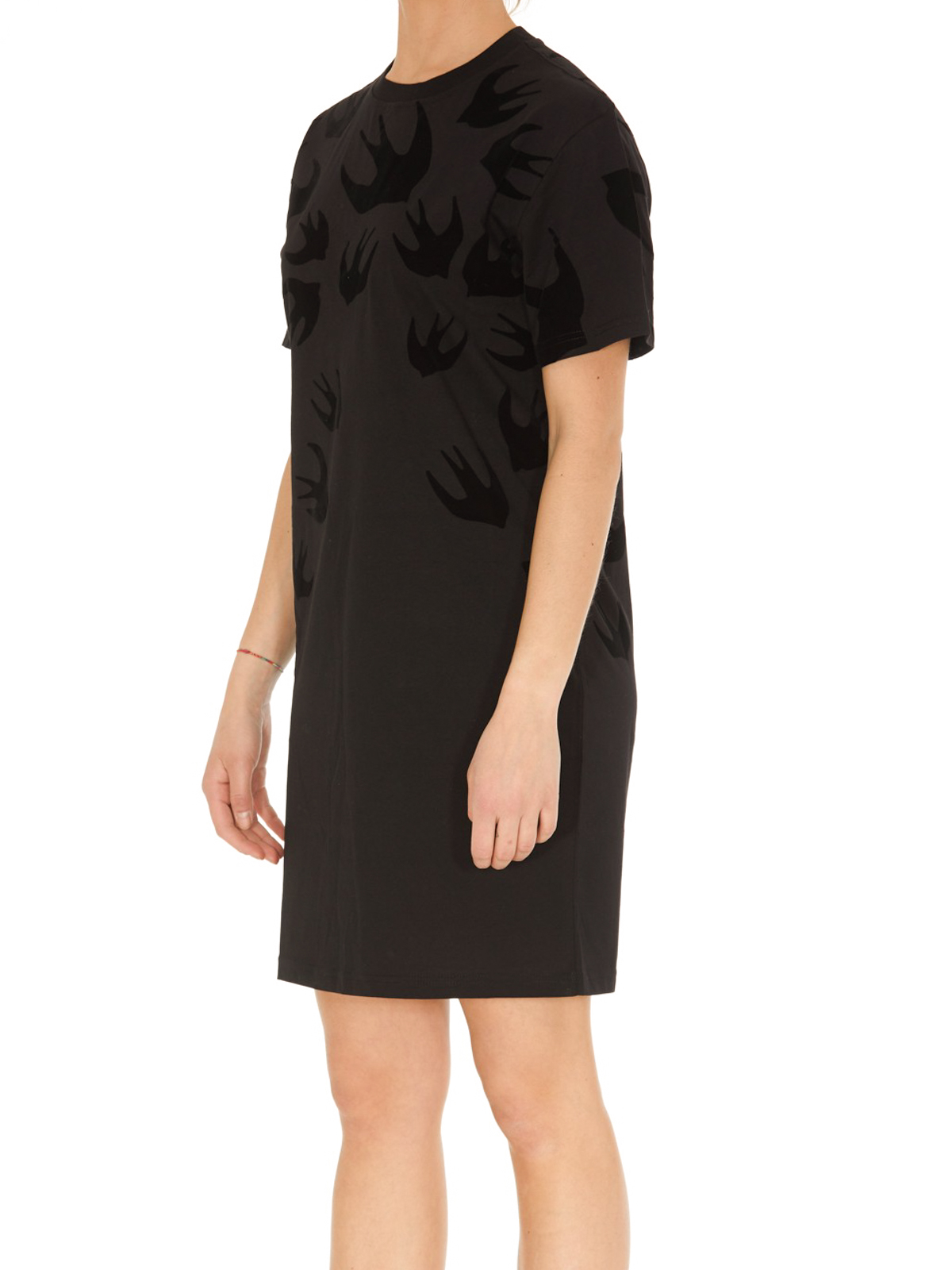 Swallow print T-shirt dress 395772RLT731000 (McQ / ワンピース・ドレス・オールインワン ) | McQ (マックキュー)(4)