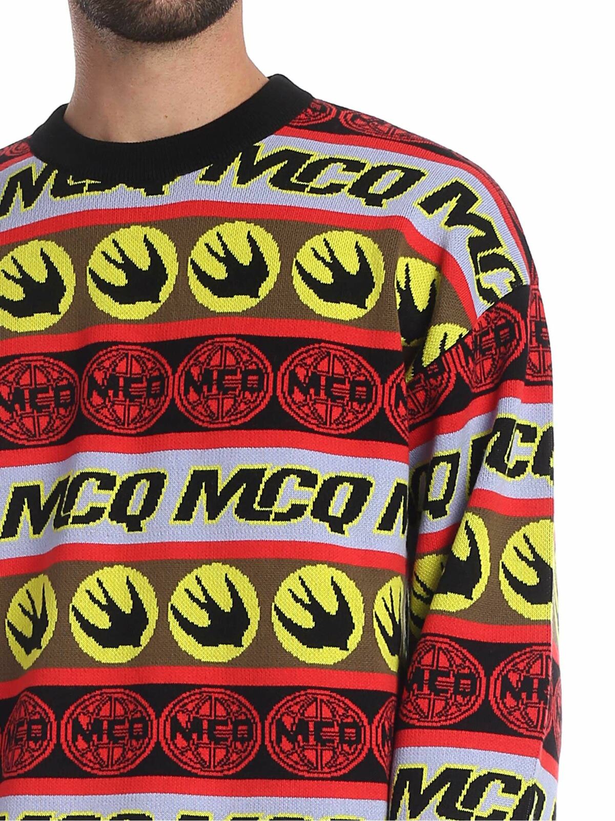 Tape crew-neck pullover 570730RNN206060 (McQ / ニット・セーター・カーディガン ) | McQ (マックキュー)(3)