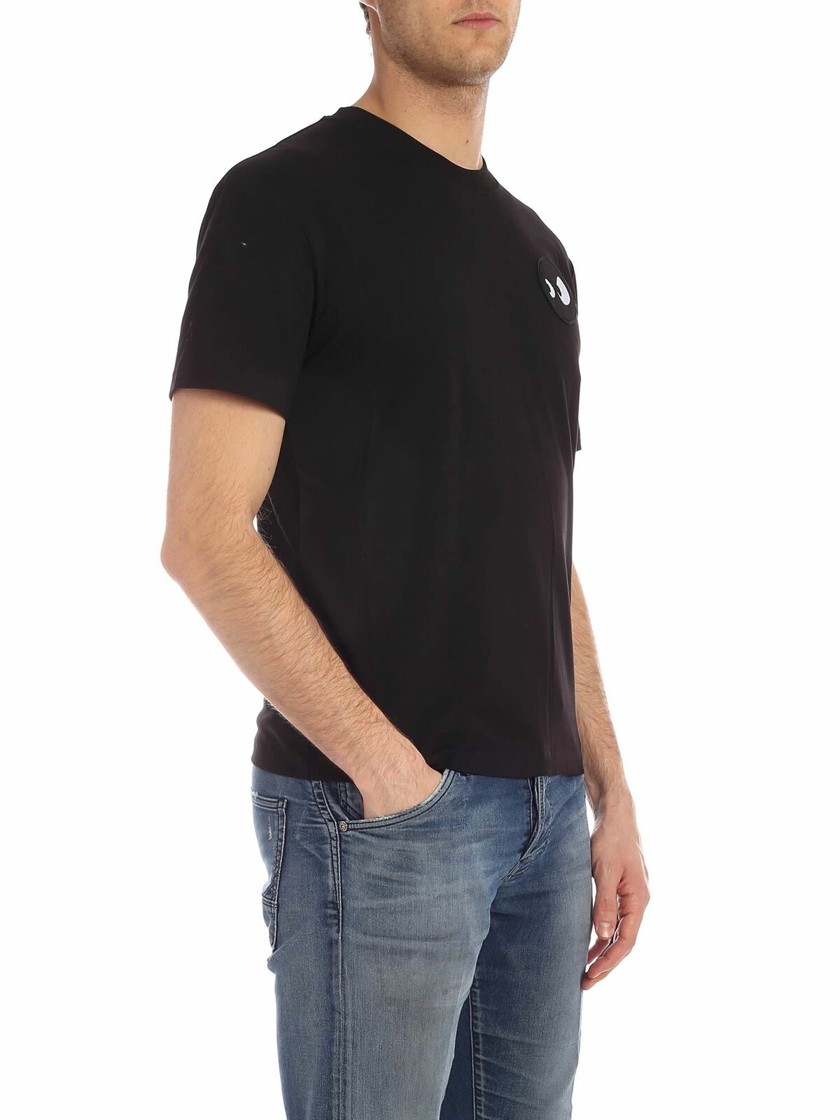 Monster Eyes T-shirt in black 291571RNH361011 (McQ / Tシャツ・カットソー ) | McQ (マックキュー)(1)
