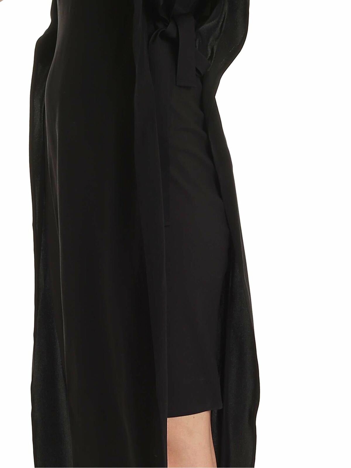 Haruko midi dress in black 596718ROB131000 (McQ / ワンピース・ドレス・オールインワン ) | McQ (マックキュー)(3)