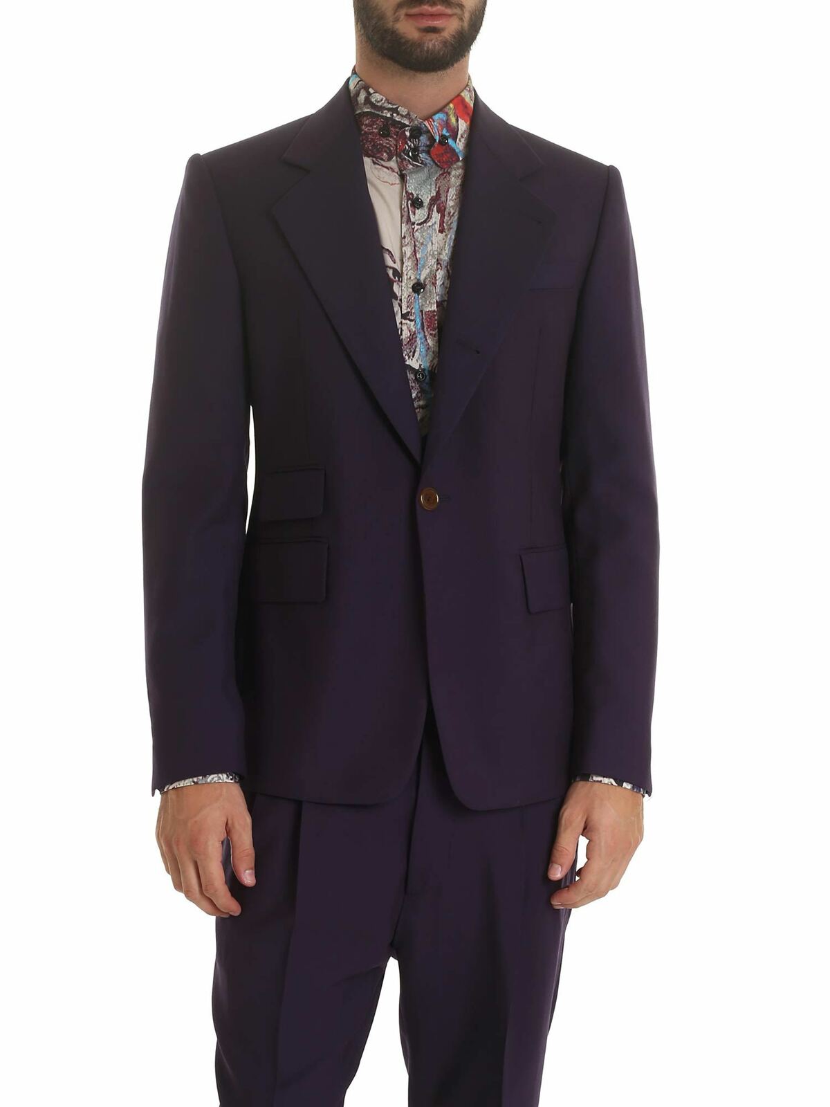 Purple wool jacket S25BN0411S47883392 (Vivienne Westwood / スーツ・ジャケット ) | Vivienne Westwood (ヴィヴィアン・ウェストウッド)