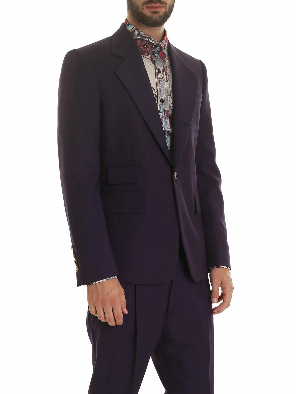 Purple wool jacket S25BN0411S47883392 (Vivienne Westwood / スーツ・ジャケット ) | Vivienne Westwood (ヴィヴィアン・ウェストウッド)(1)