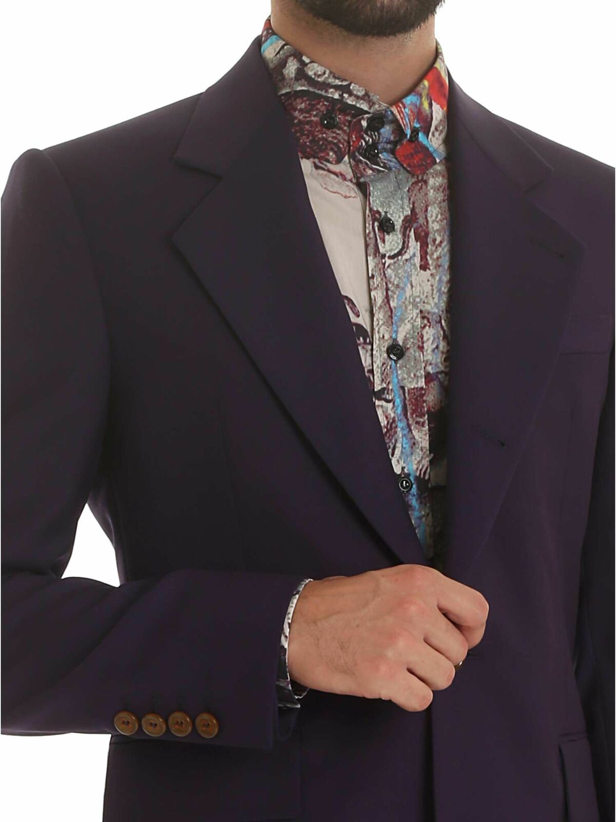 Purple wool jacket S25BN0411S47883392 (Vivienne Westwood / スーツ・ジャケット ) | Vivienne Westwood (ヴィヴィアン・ウェストウッド)(3)