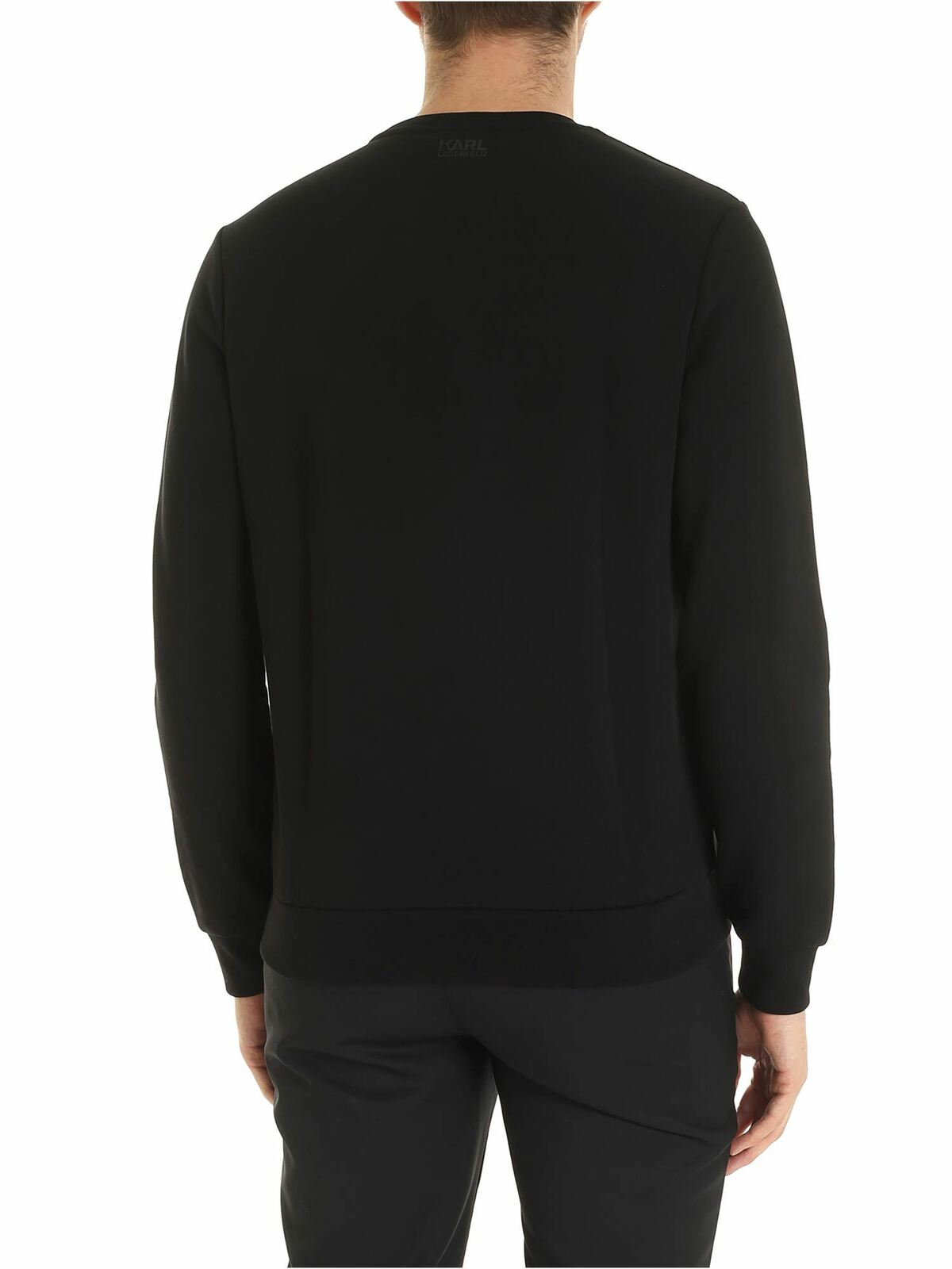 K/Ikonik print sweatshirt in black 705081592910990 (KARL LAGERFELD / スウェット・フーディー ) | KARL LAGERFELD (カール・ラガーフェルド)(2)