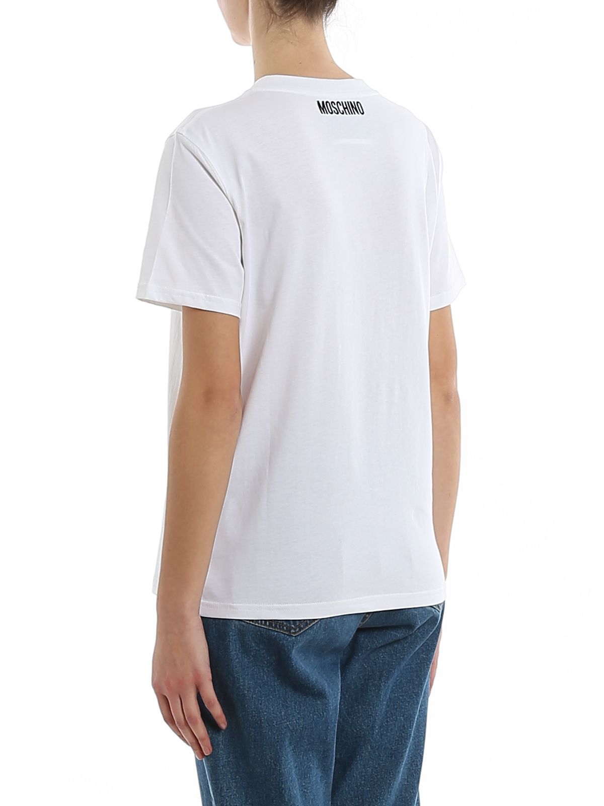 Bullchic! Embroidery jersey T-shirt 71104401001 (MOSCHINO / Tシャツ・カットソー ) | MOSCHINO (モスキーノ)(3)