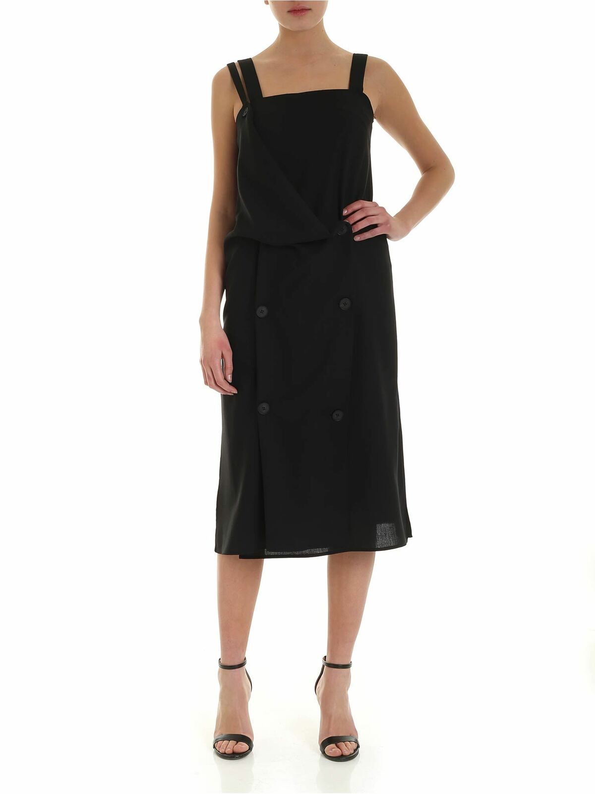 Kotomi dress in black 578677ROA011000 (McQ / ワンピース・ドレス・オールインワン ) | McQ (マックキュー)