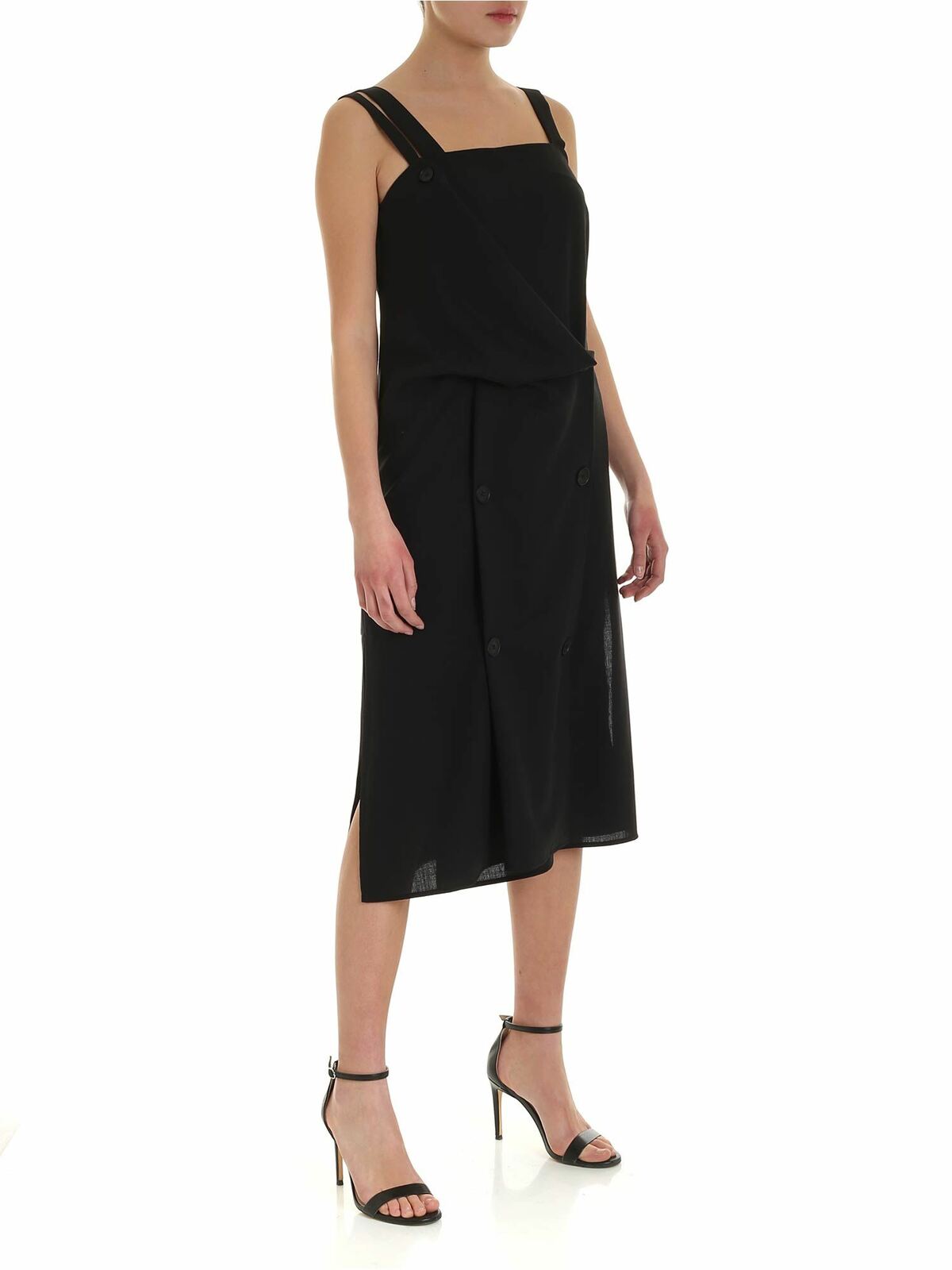 Kotomi dress in black 578677ROA011000 (McQ / ワンピース・ドレス・オールインワン ) | McQ (マックキュー)(1)