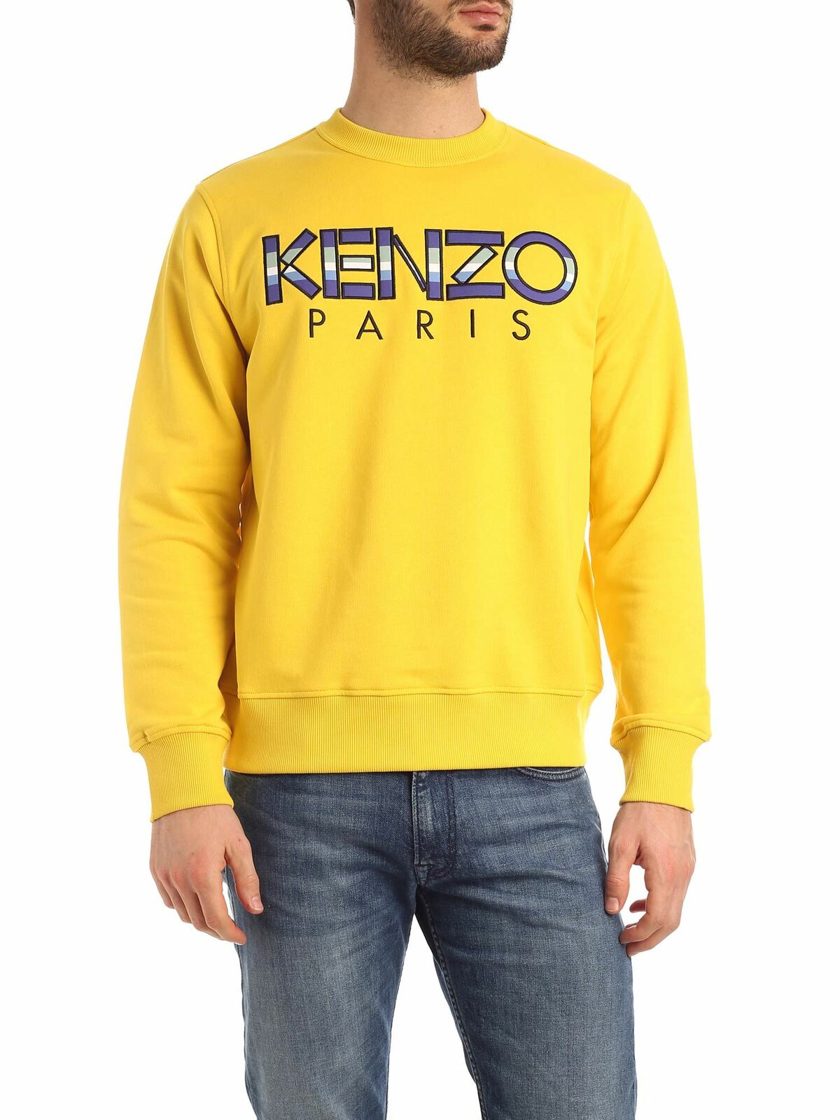 Kenzo Paris sweatshirt in yellow 5SW0004MD39 (KENZO / スウェット・フーディー ) | KENZO (ケンゾー)
