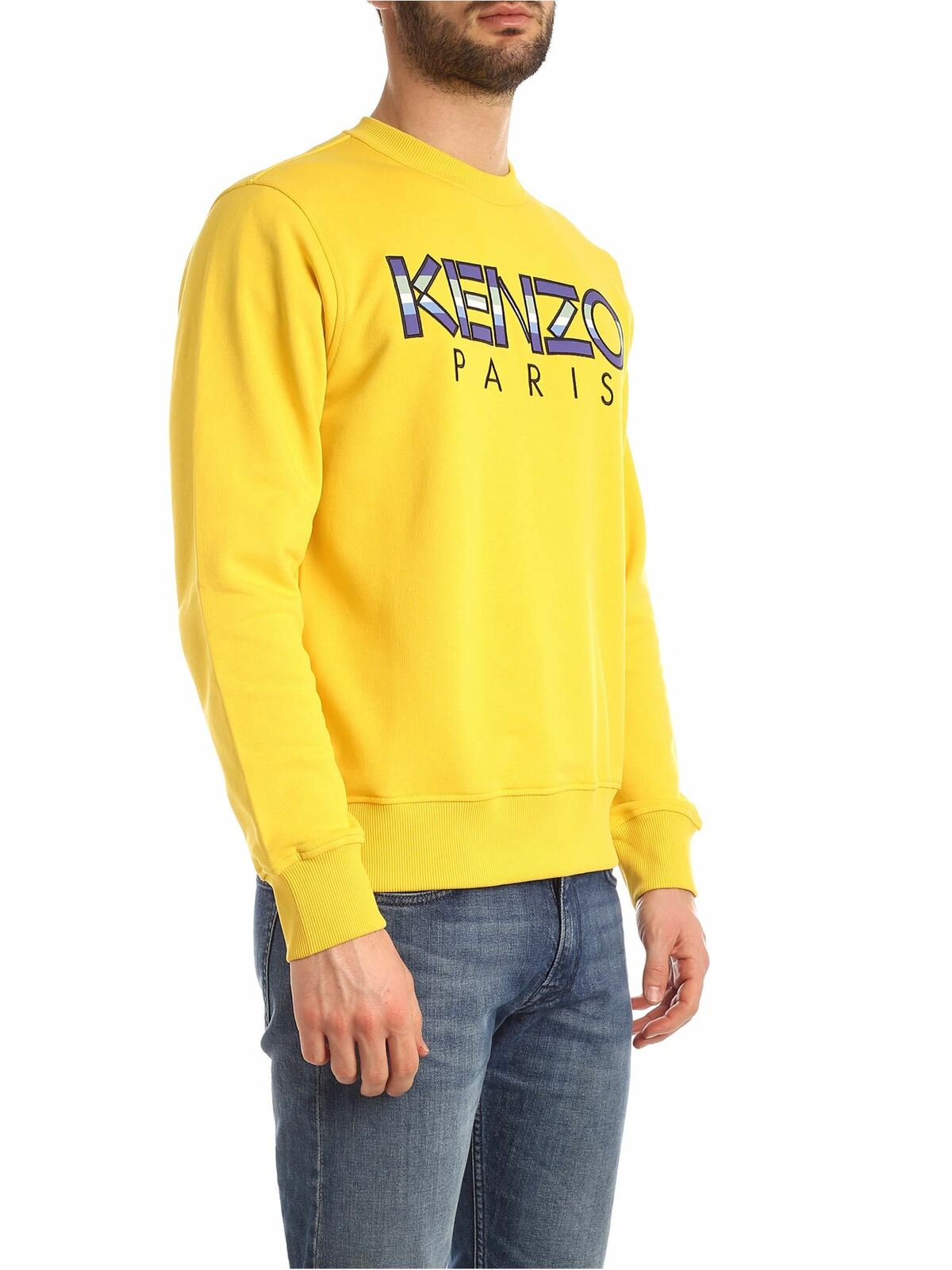 Kenzo Paris sweatshirt in yellow 5SW0004MD39 (KENZO / スウェット・フーディー ) | KENZO (ケンゾー)(1)
