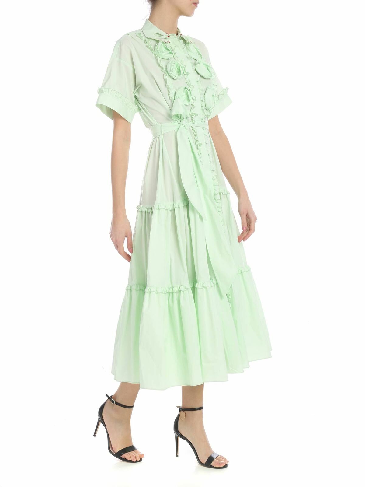 Gragnano long dress in aquamarine color 91VP613607 (VIVETTA / ワンピース・ドレス・オールインワン ) | VIVETTA (ヴィヴェッタ)(1)