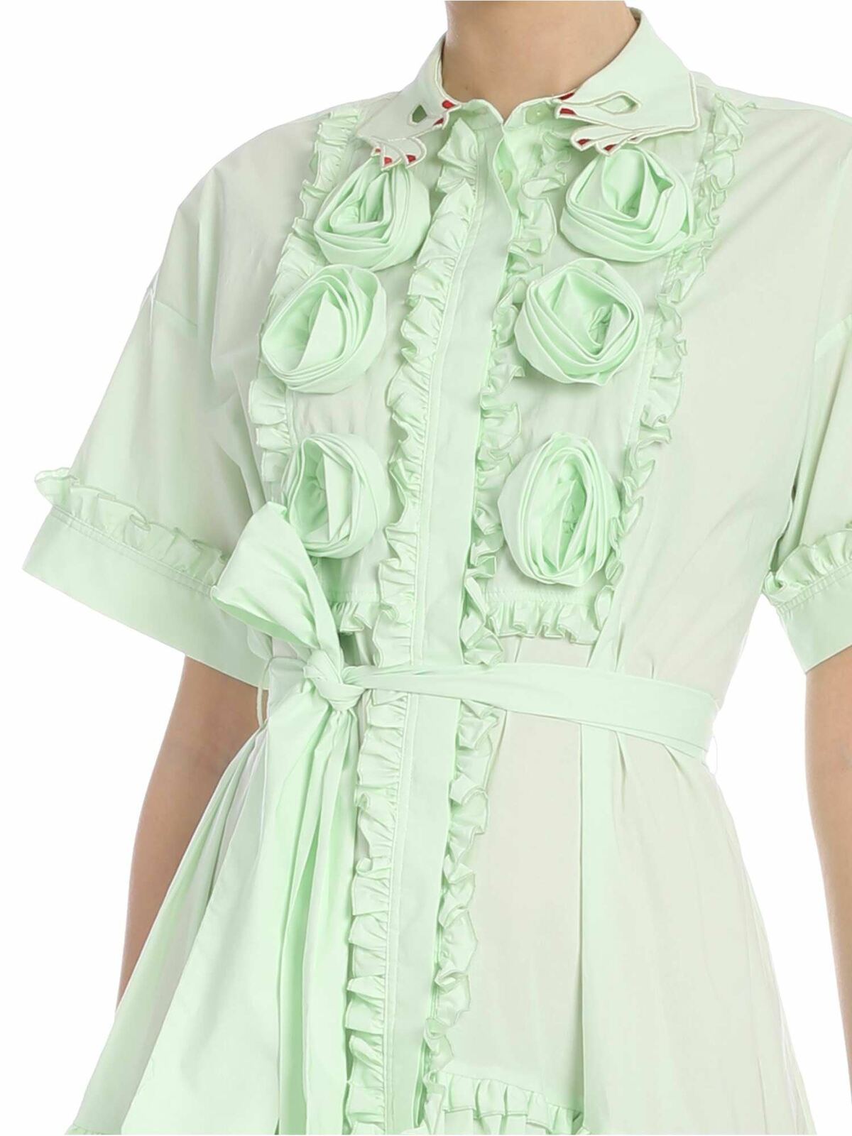 Gragnano long dress in aquamarine color 91VP613607 (VIVETTA / ワンピース・ドレス・オールインワン ) | VIVETTA (ヴィヴェッタ)(3)