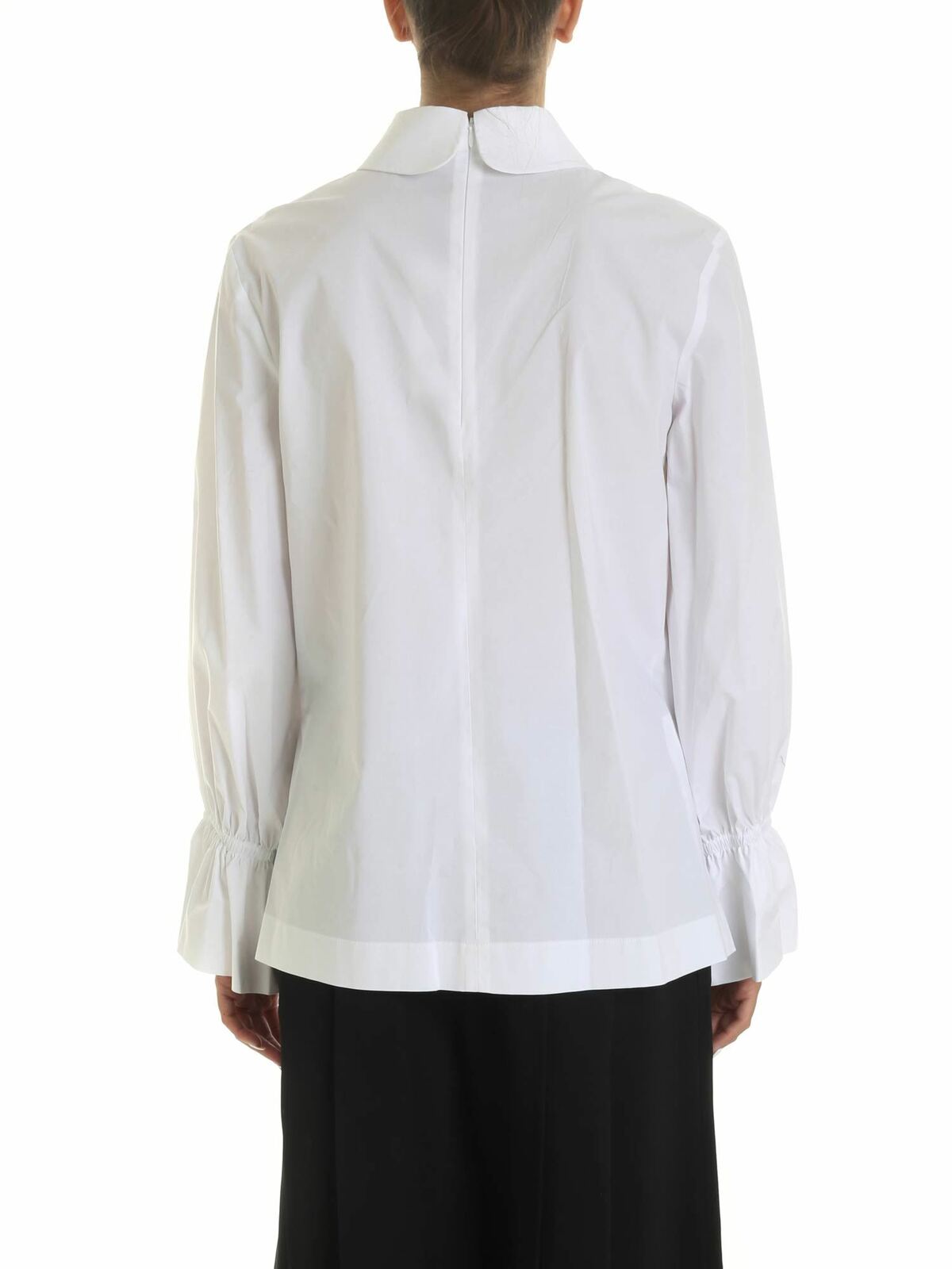 Heart blouse in white 19IV2S0G19106501101 (VIVETTA / シャツ・ブラウス ) | VIVETTA (ヴィヴェッタ)(2)