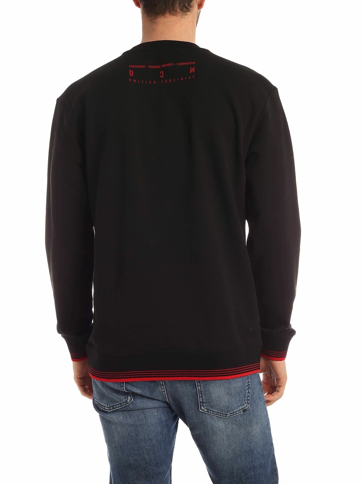 Fire Swallow sweatshirt in black 545415ROT251000 (McQ / スウェット・フーディー ) | McQ (マックキュー)(2)