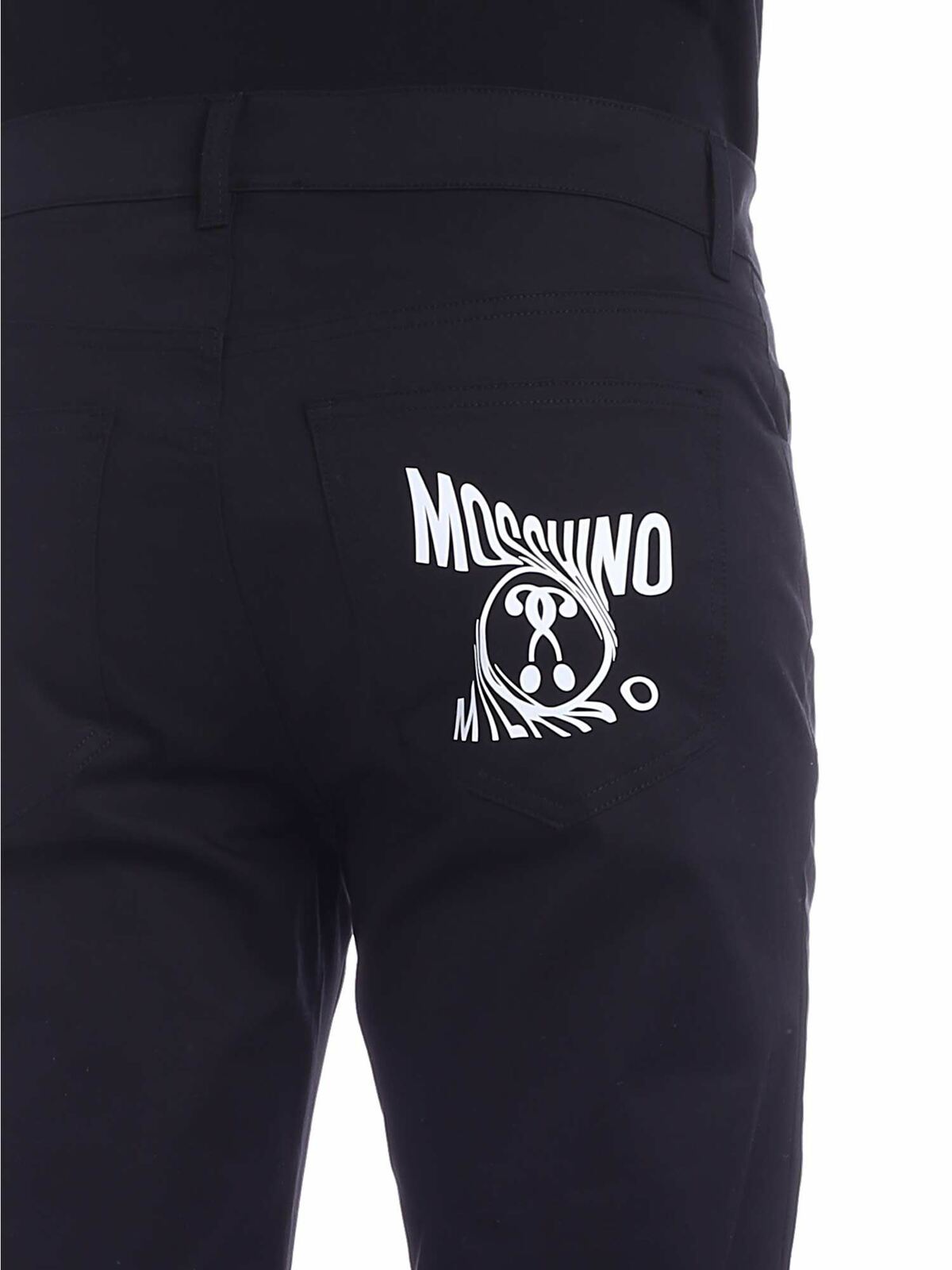 Logo Distorted Double Question Mark jeans in 035402191555 (MOSCHINO / ジーンズ ) | MOSCHINO (モスキーノ)(3)