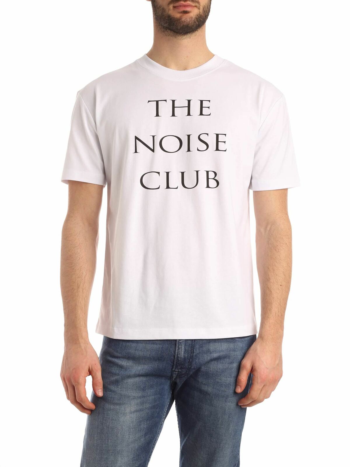 Noise Club T-shirt in white 291571ROJ279000 (McQ / Tシャツ・カットソー ) | McQ (マックキュー)