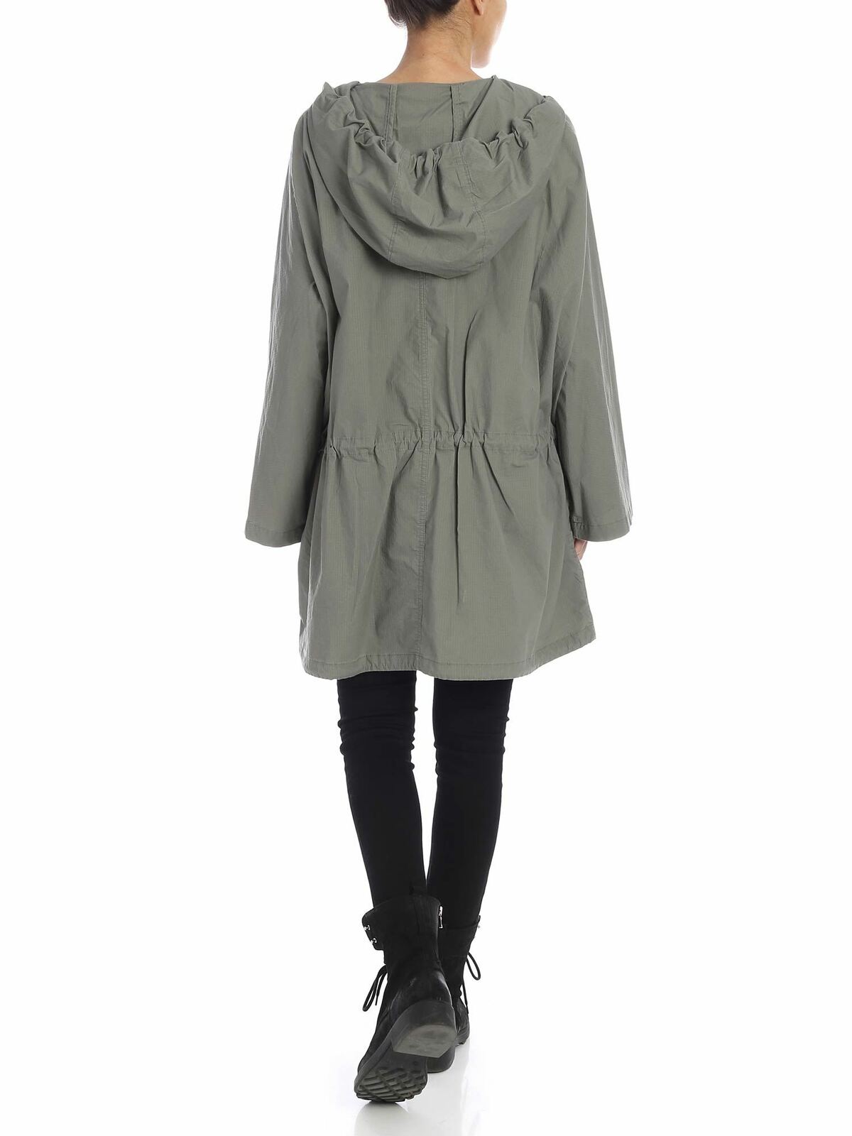 Oversize overcoat in sage green P9JJ0DQLSAG (DKNY / コート ) | DKNY (ディーケーエヌワイ)(2)