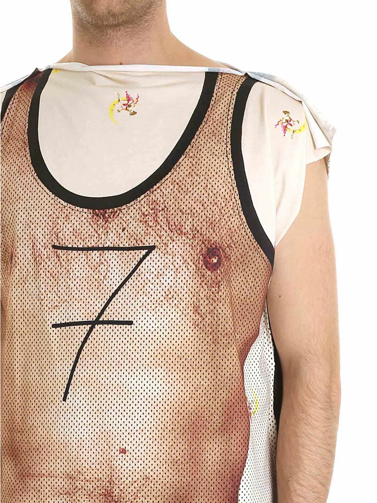 Square Backstage t-shirt in black and beige 78028004103J375NNNN (Vivienne Westwood / Tシャツ・カットソー ) | Vivienne Westwood (ヴィヴィアン・ウェストウッド)(3)