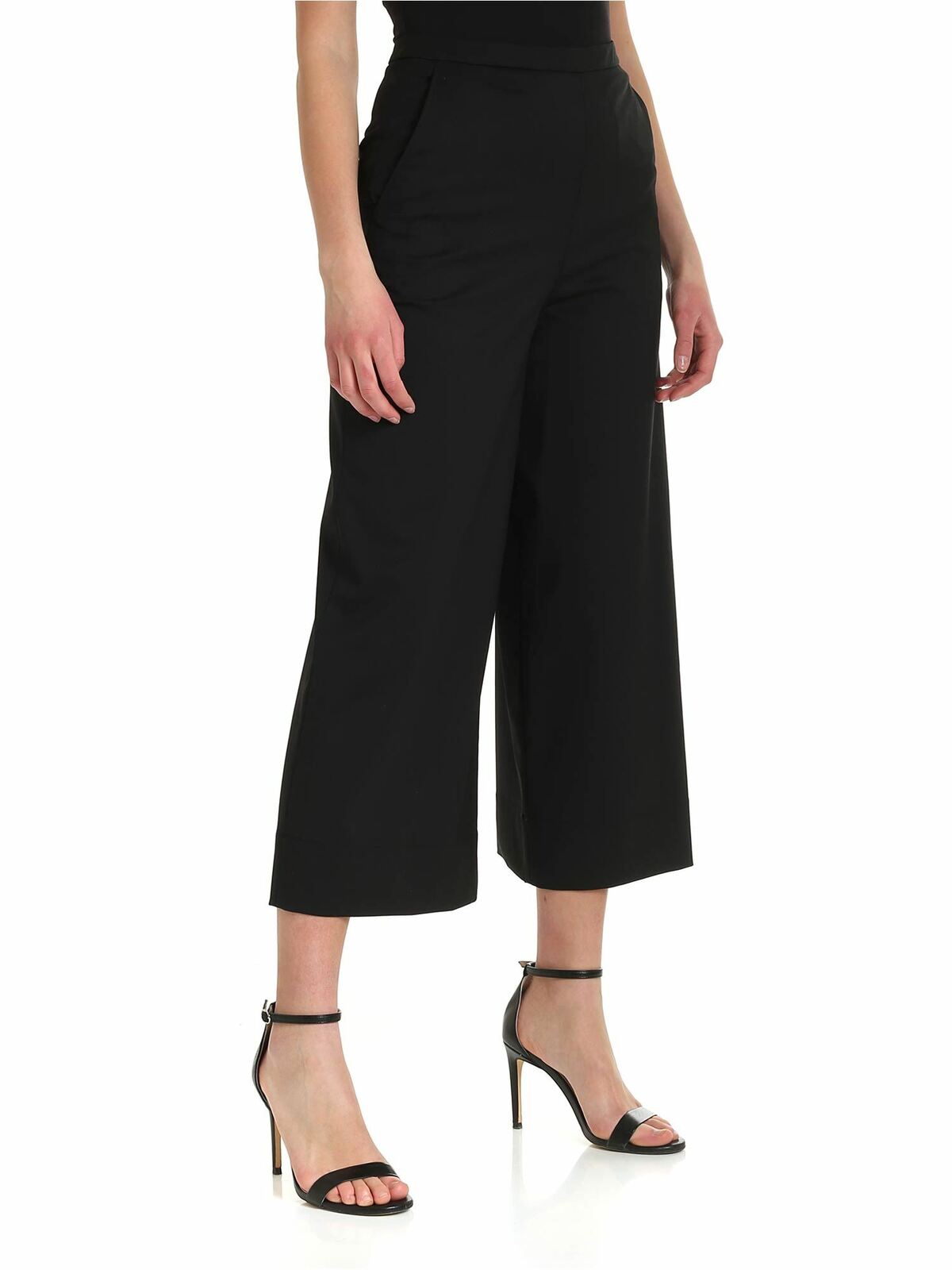 Culottes pants in black CHS20SPA07024001 (See By Chloé / パンツ ) | See By Chloé (シーバイクロエ)(1)