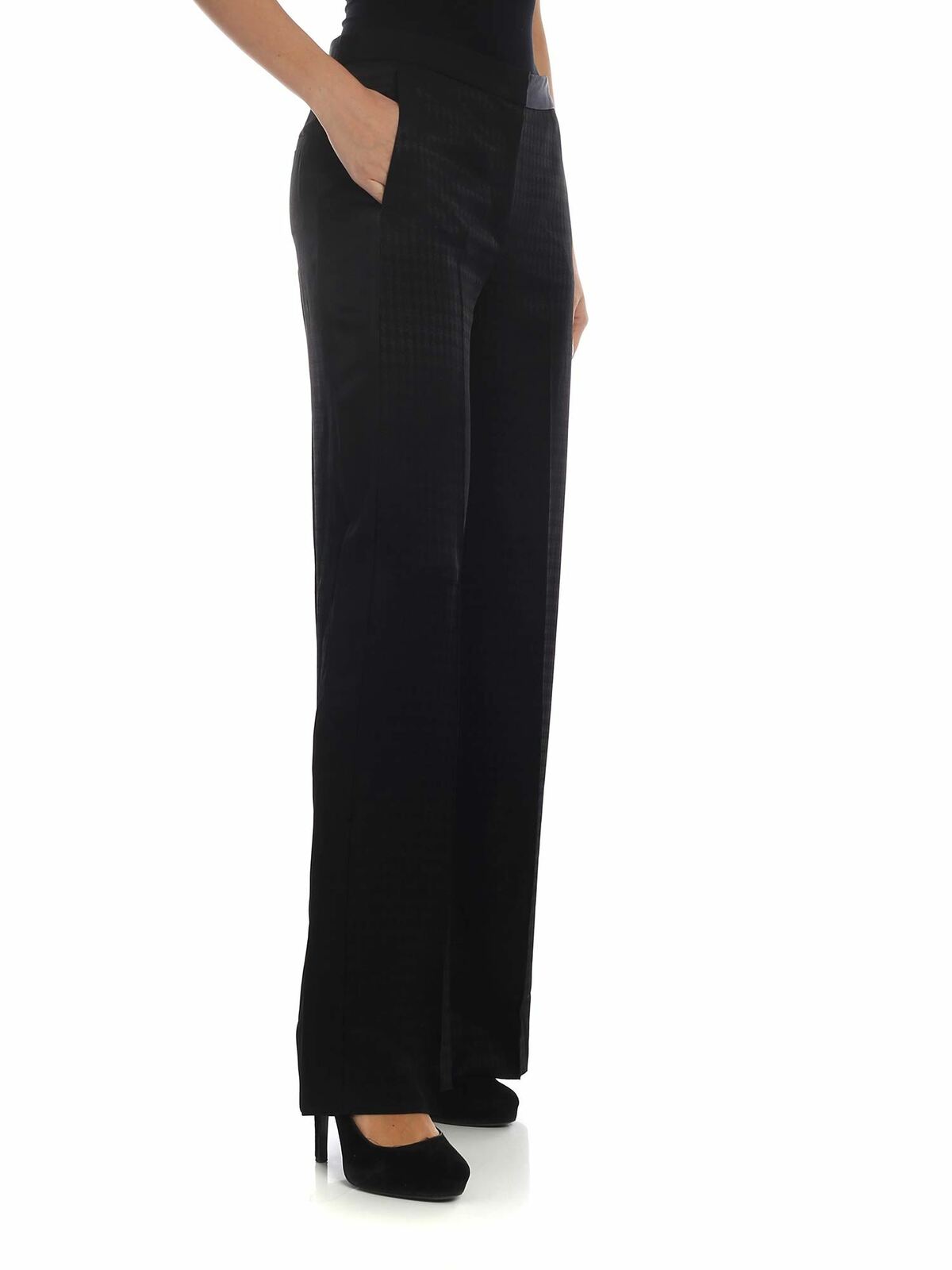 W/Karl trousers in black 96KW1007999 (KARL LAGERFELD / パンツ ) | KARL LAGERFELD (カール・ラガーフェルド)(1)