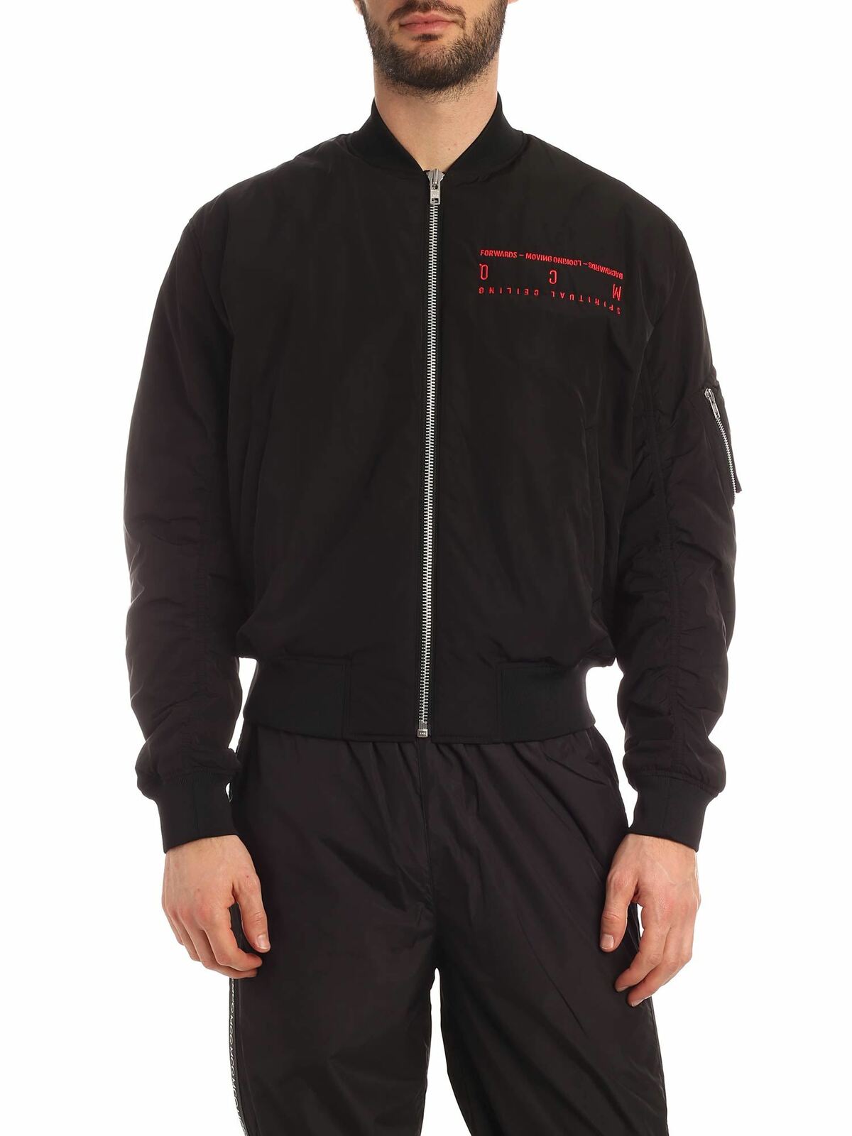 Fire Swallow jacket in black 547859ROQ171000 (McQ / カジュアルジャケット ) | McQ (マックキュー)