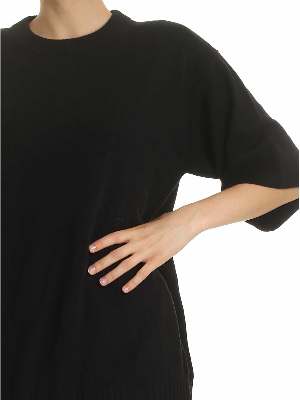 Pullover in black with cut-out CHS19AMP03510001 (See By Chloé / ニット・セーター・カーディガン ) | See By Chloé (シーバイクロエ)(3)