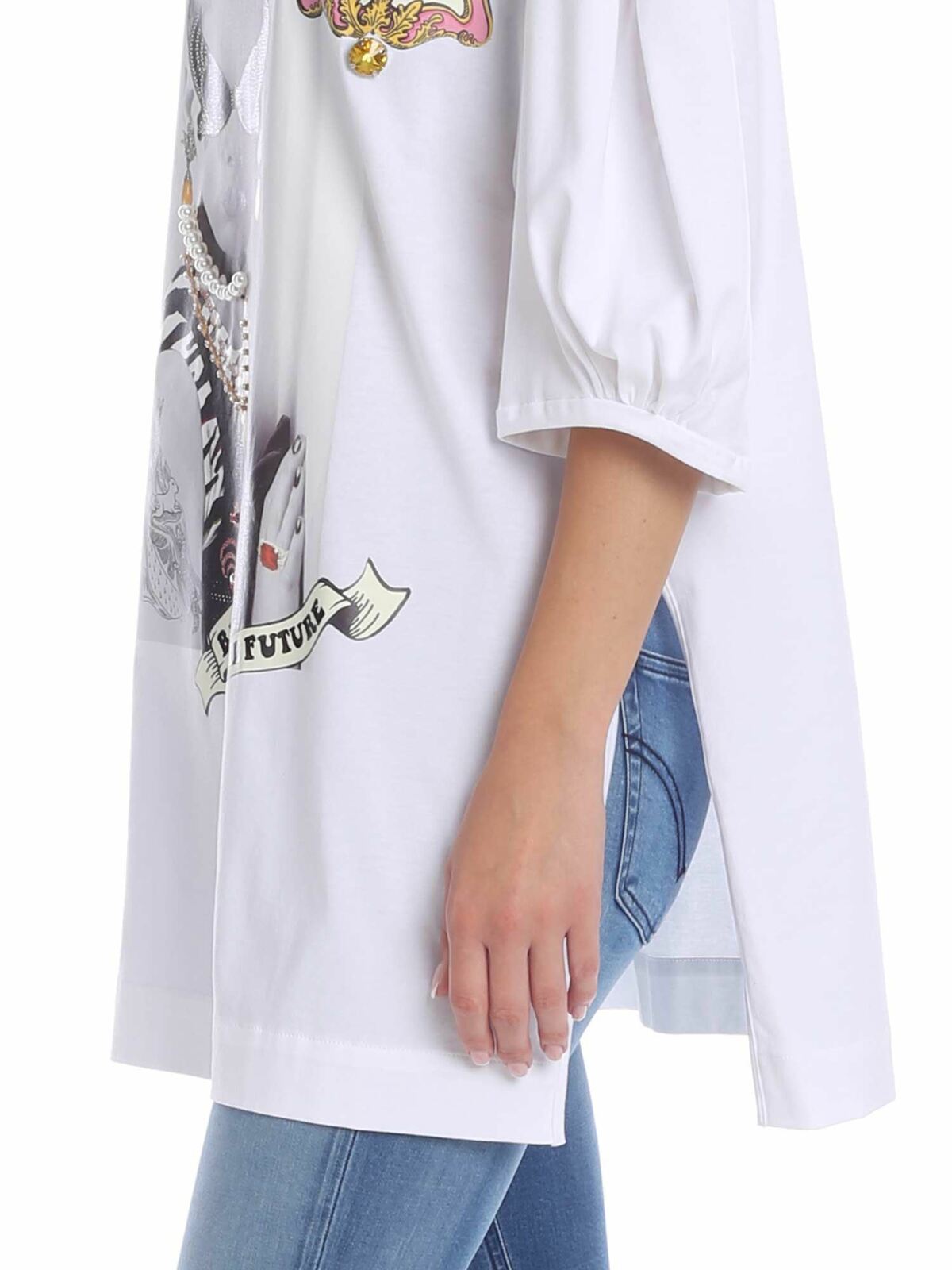 Back To The Future T-shirt in white 19IV2M0F05241521101 (VIVETTA / Tシャツ・カットソー ) | VIVETTA (ヴィヴェッタ)(3)