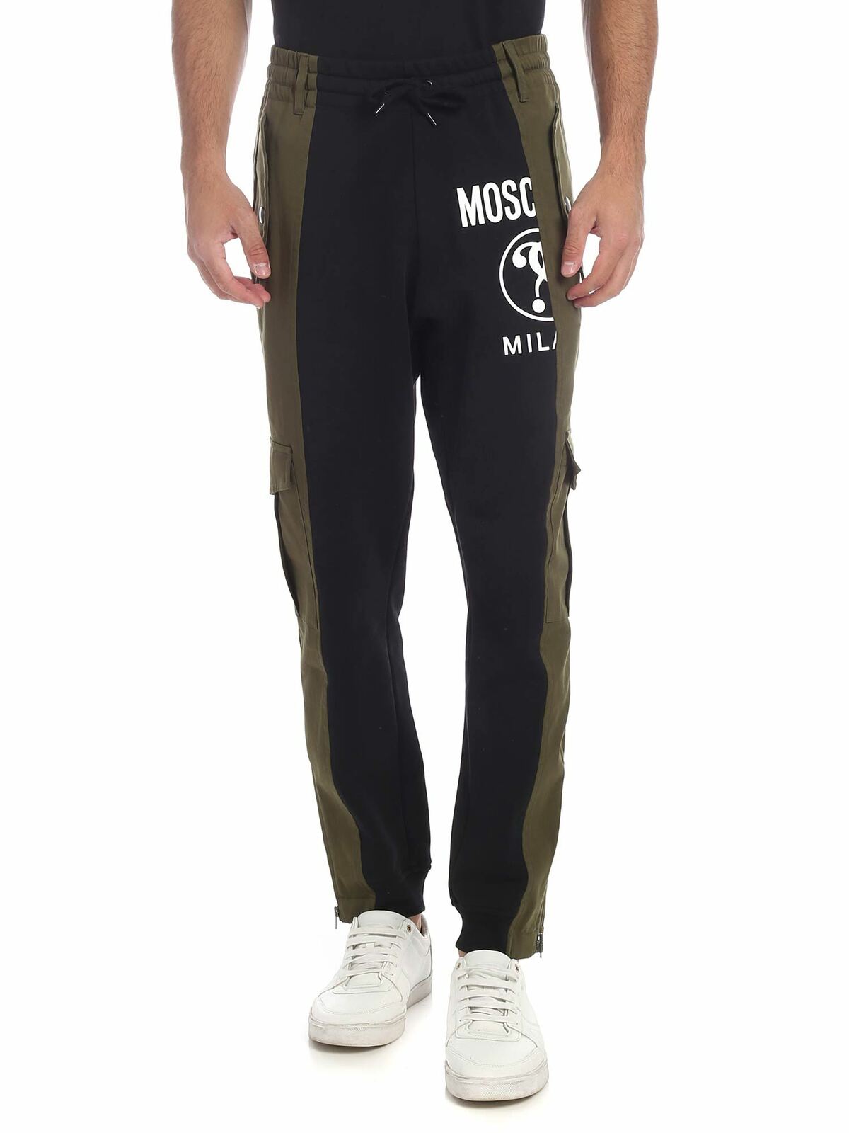 Double Question Mark cargo pants in green 03545221439 (MOSCHINO / パンツ ) | MOSCHINO (モスキーノ)