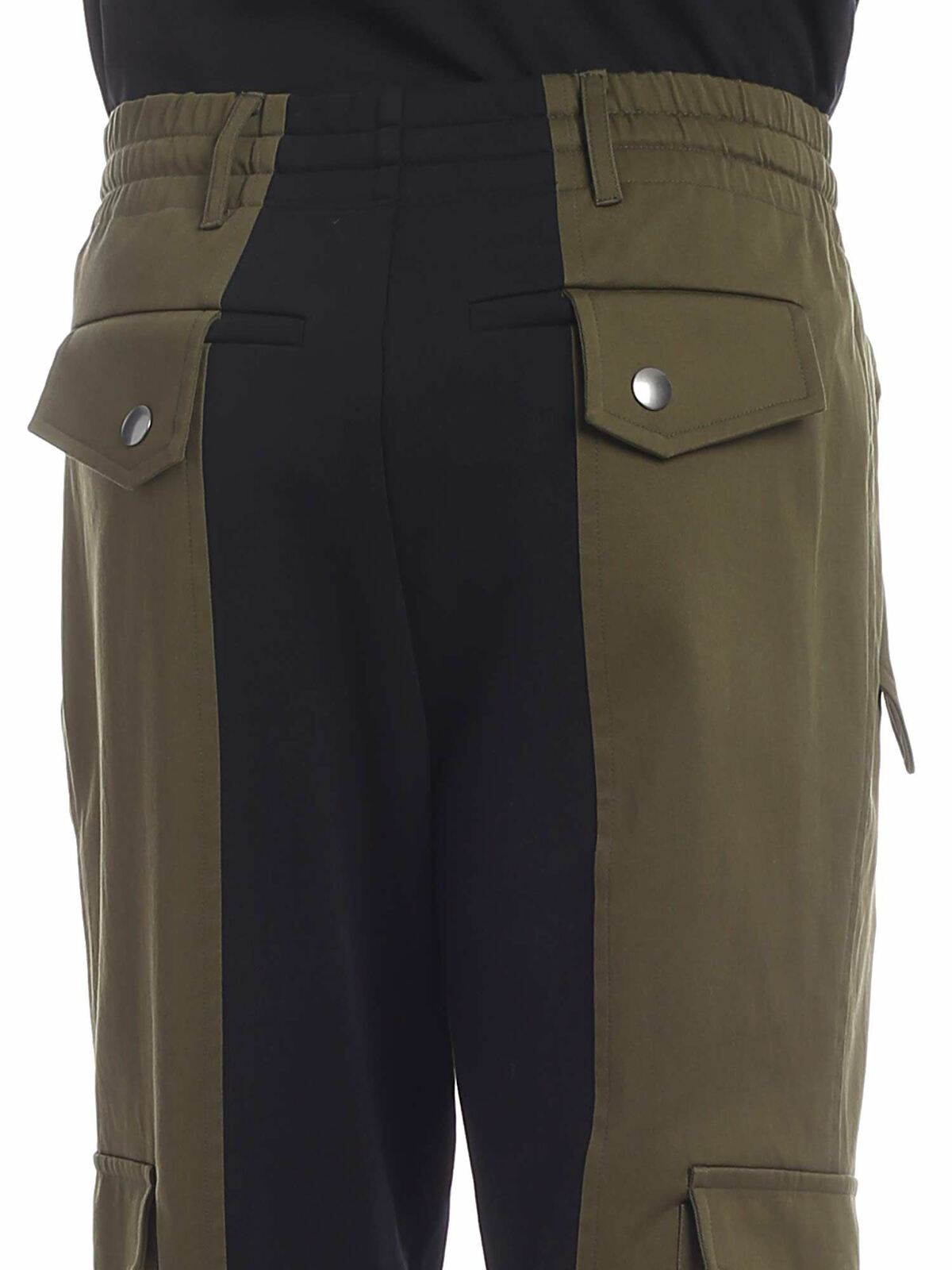 Double Question Mark cargo pants in green 03545221439 (MOSCHINO / パンツ ) | MOSCHINO (モスキーノ)(3)