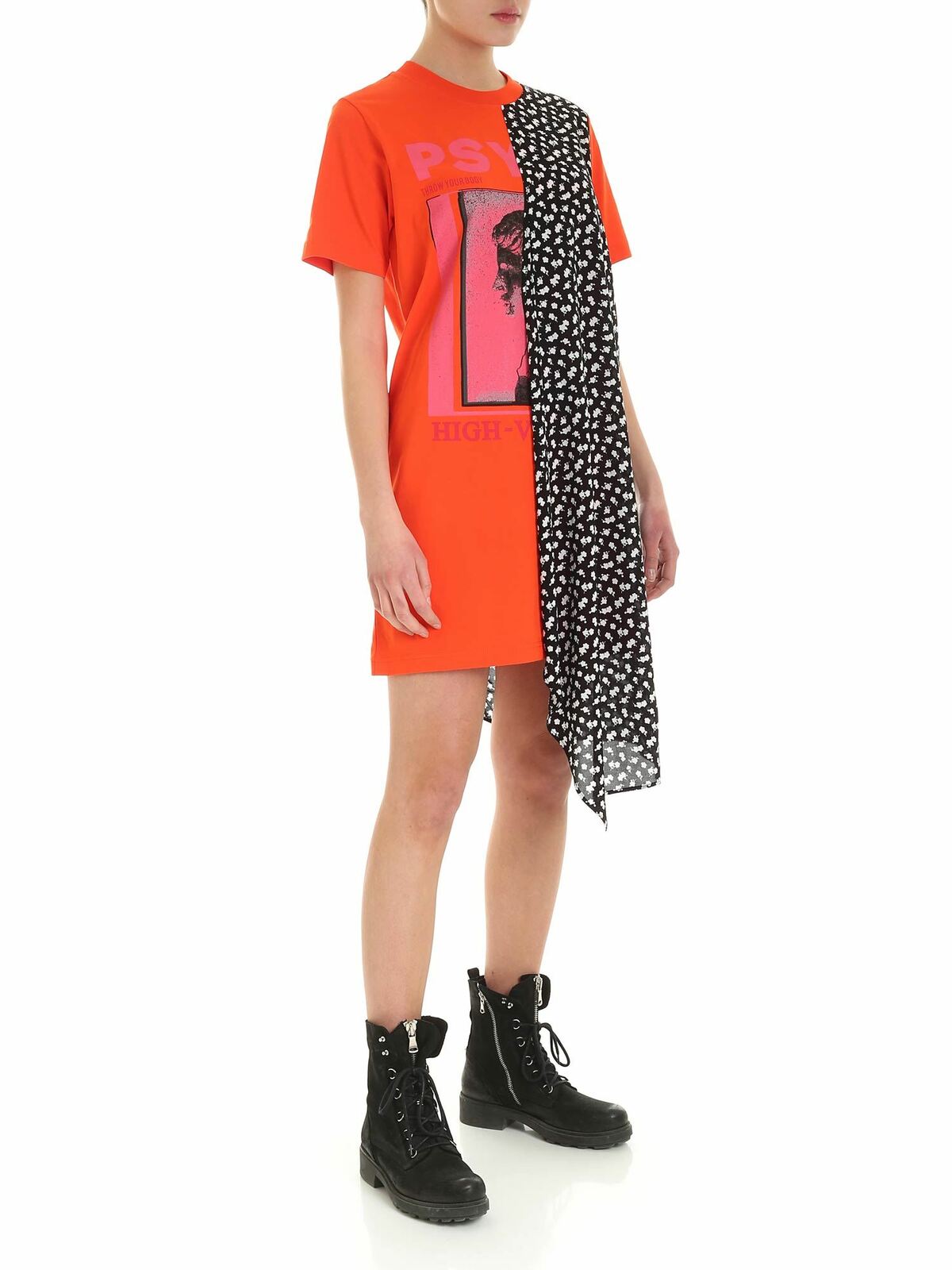 Hybrid Psyco dress in orange 600191ROF156061 (McQ / ワンピース・ドレス・オールインワン ) | McQ (マックキュー)(1)