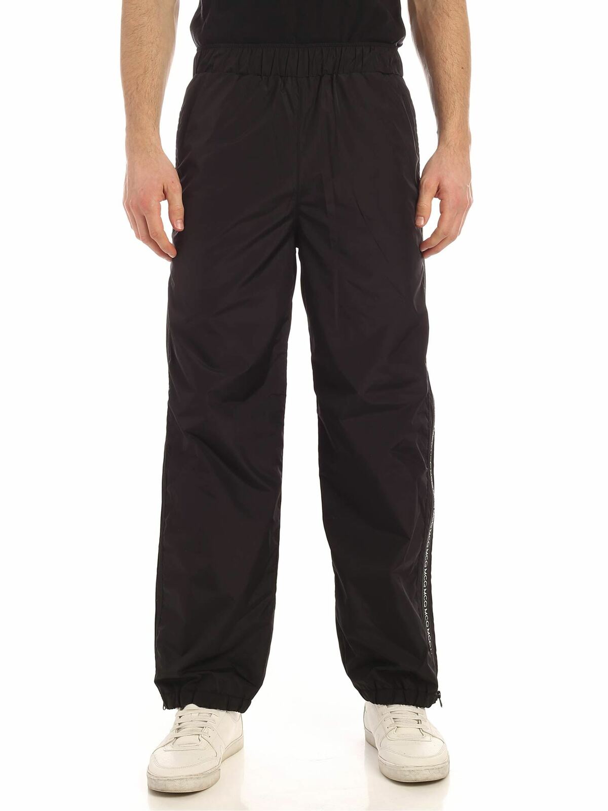 MCQ bands pants in black 562426ROT321000 (McQ / パンツ ) | McQ (マックキュー)