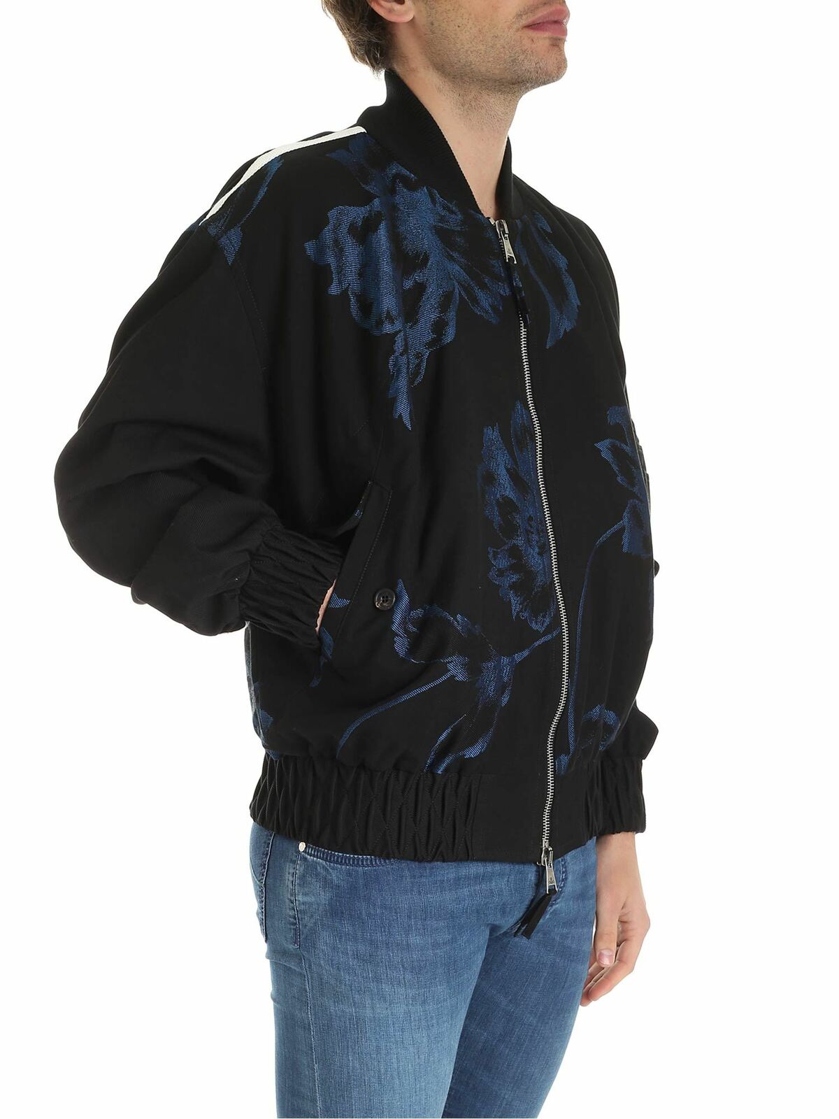 Peony oversize bomber in blue S25AM0281S52678002J (Vivienne Westwood / カジュアルジャケット ) | Vivienne Westwood (ヴィヴィアン・ウェストウッド)(1)