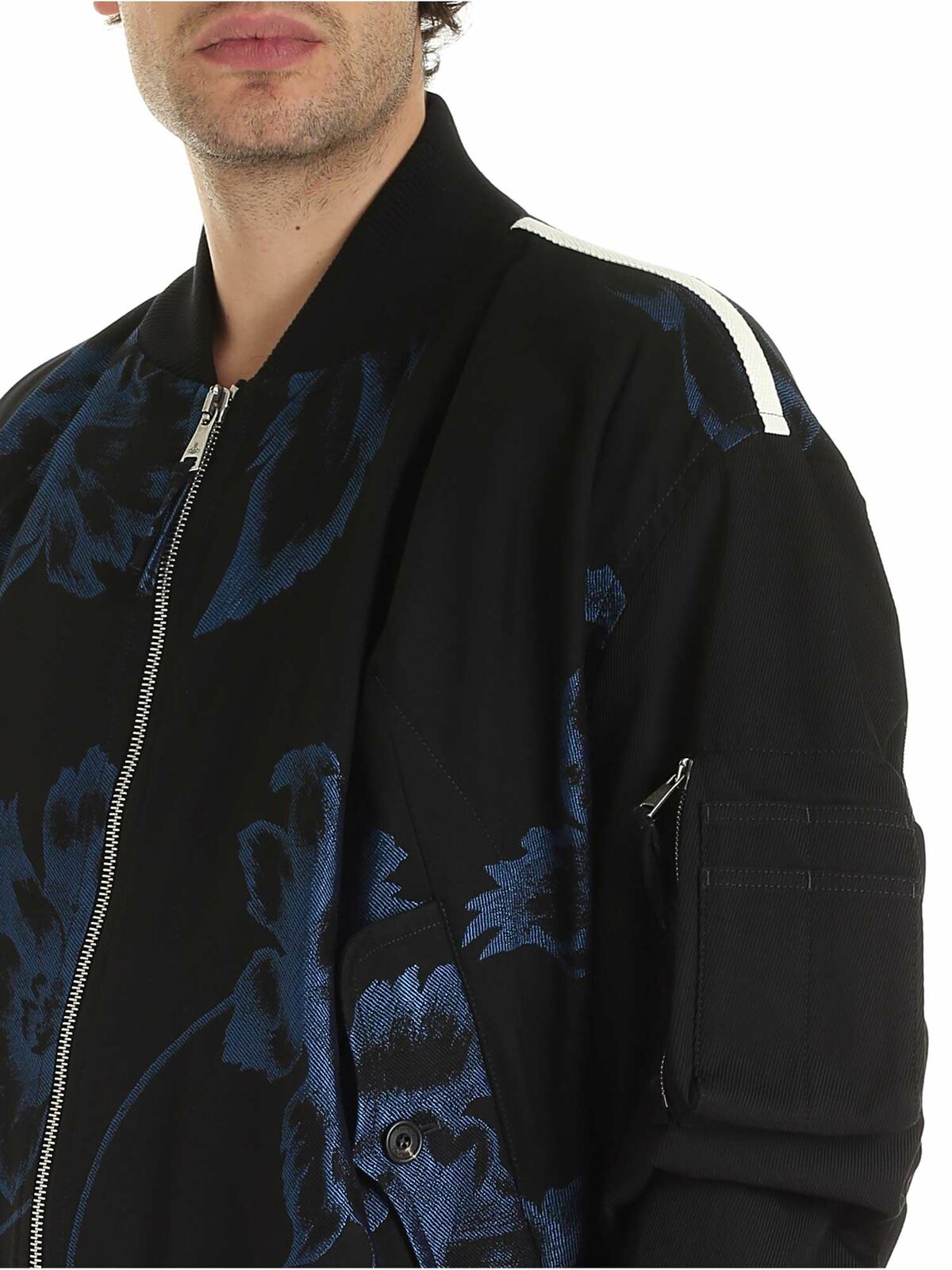 Peony oversize bomber in blue S25AM0281S52678002J (Vivienne Westwood / カジュアルジャケット ) | Vivienne Westwood (ヴィヴィアン・ウェストウッド)(3)