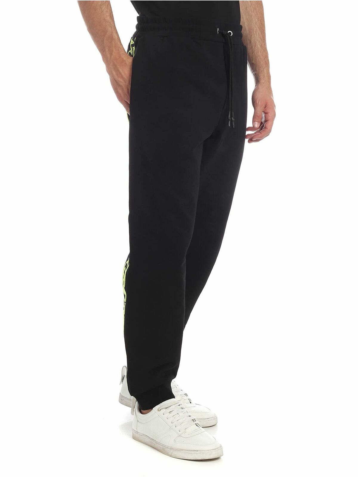 Dart trousers in black with embroidery 406536RNT291000 (McQ / パンツ ) | McQ (マックキュー)(1)