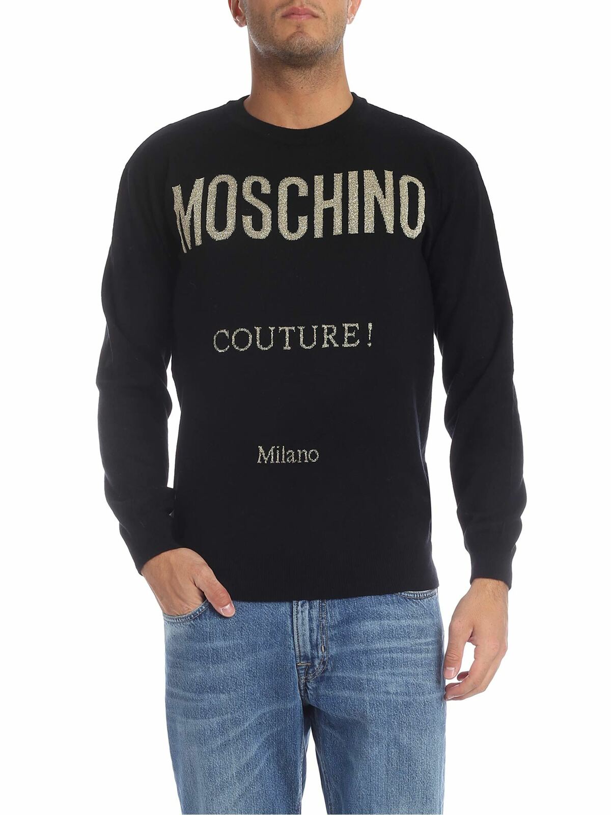 Pullover in wool and cashmere 092852040555 (MOSCHINO / ニット・セーター・カーディガン ) | MOSCHINO (モスキーノ)