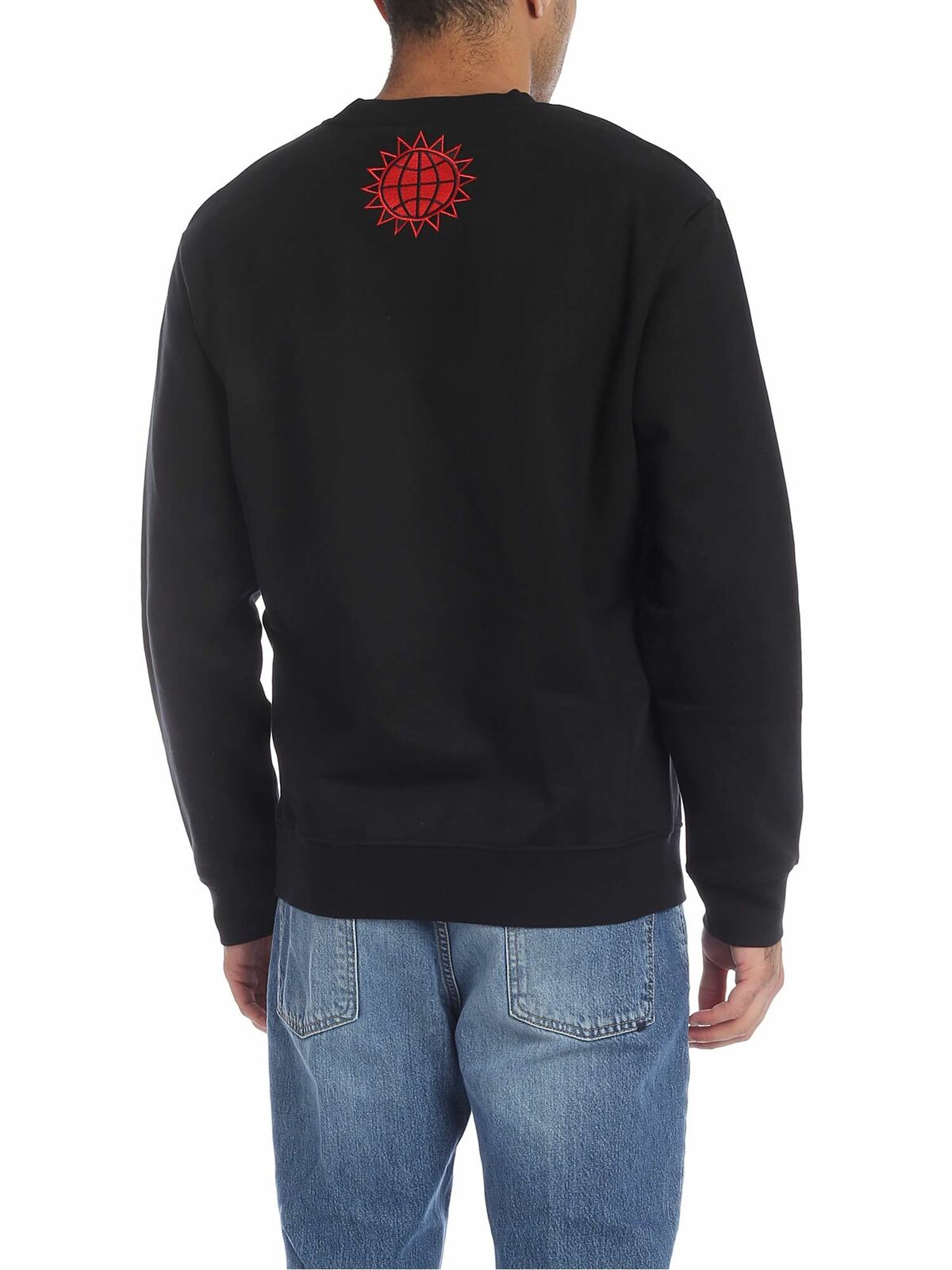 Black sweatshirt with McQ patch 415099RNT171000 (McQ / スウェット・フーディー ) | McQ (マックキュー)(2)
