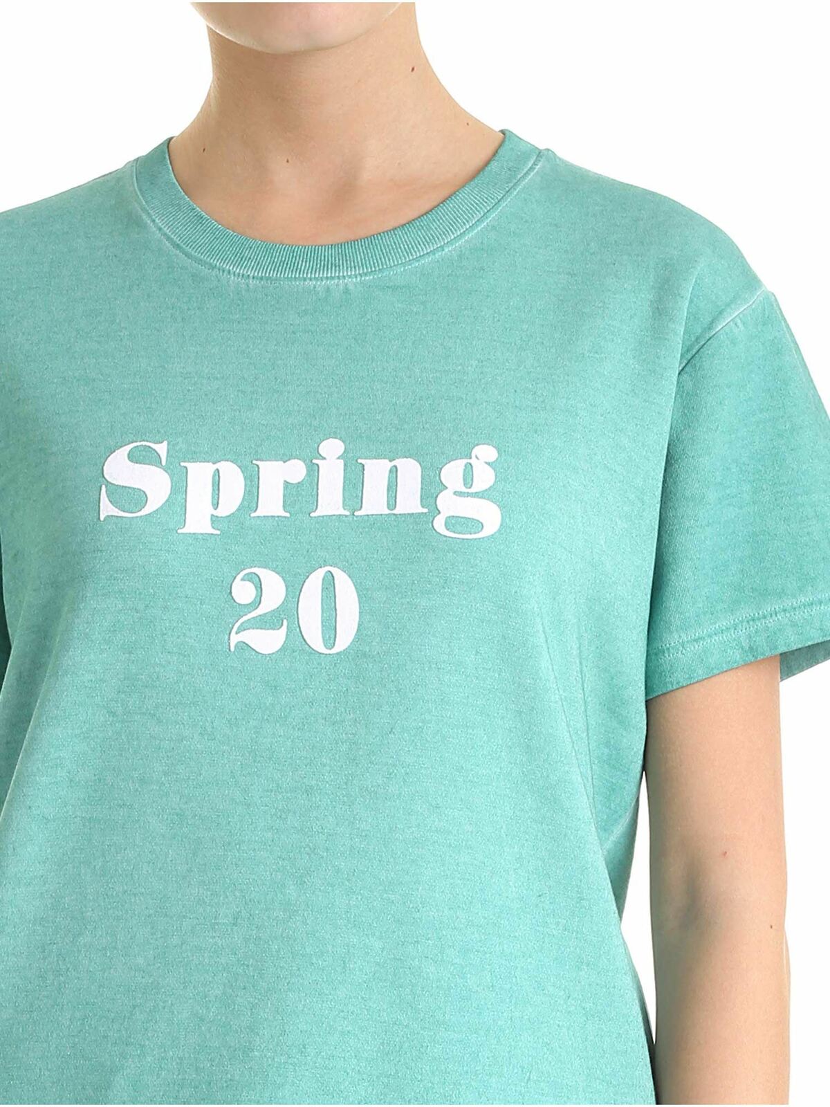 Dainty Blue T-shirt with logo CHS20SJH0411146L (See By Chloé / Tシャツ・カットソー ) | See By Chloé (シーバイクロエ)(3)