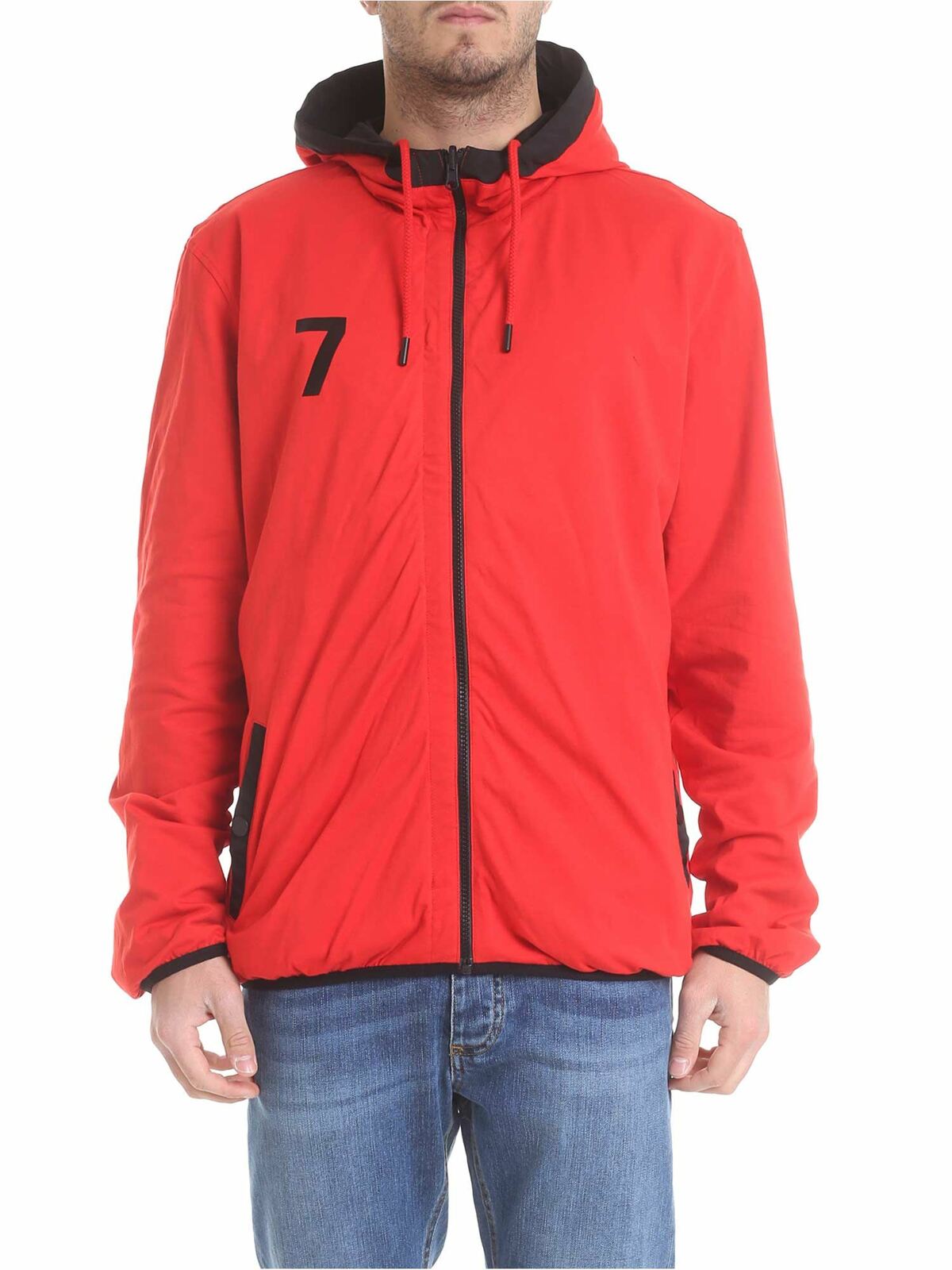 Reversible jacket in black technical fabric 505014591915990 (KARL LAGERFELD / カジュアルジャケット ) | KARL LAGERFELD (カール・ラガーフェルド)(4)