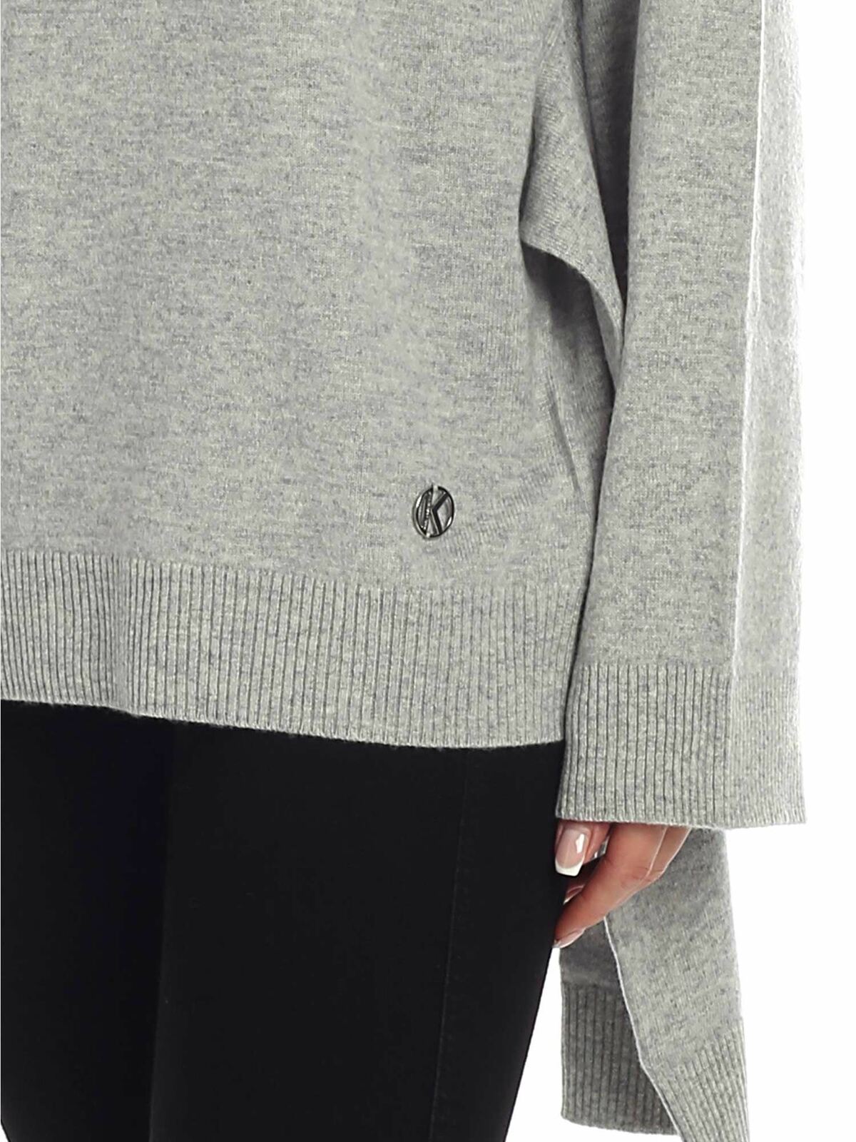 Melange light grey pullover 96KW2002GREYMELANG (KARL LAGERFELD / ニット・セーター・カーディガン ) | KARL LAGERFELD (カール・ラガーフェルド)(3)