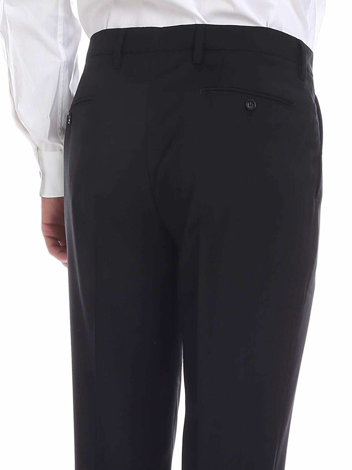 Black wool trousers 030952450555 (MOSCHINO / パンツ ) | MOSCHINO (モスキーノ)(3)