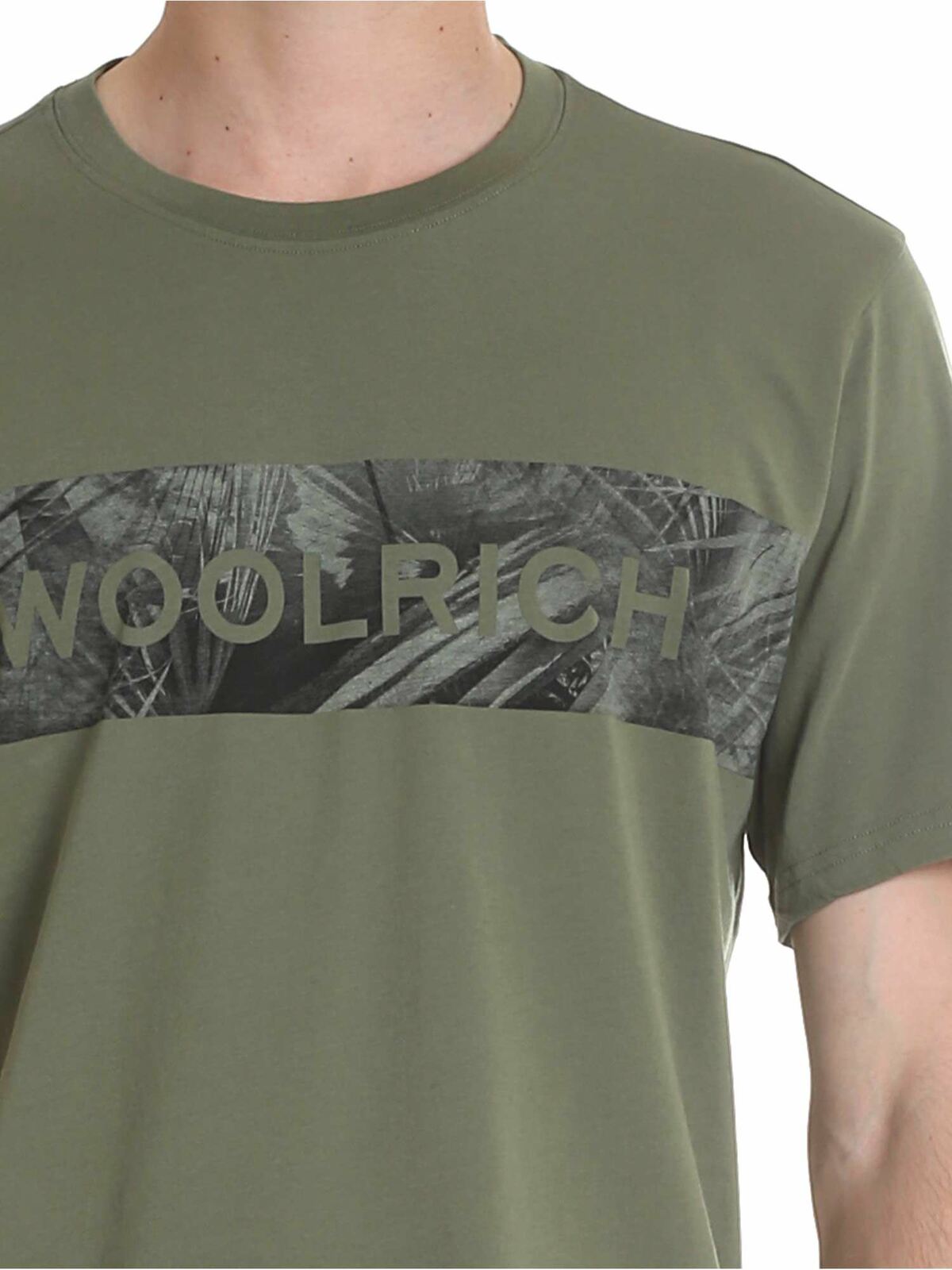 Green Floreal Logo T-shirt WOTEE1154UT14866373 (WOOLRICH / Tシャツ・カットソー ) | WOOLRICH (ウールリッチ)(3)