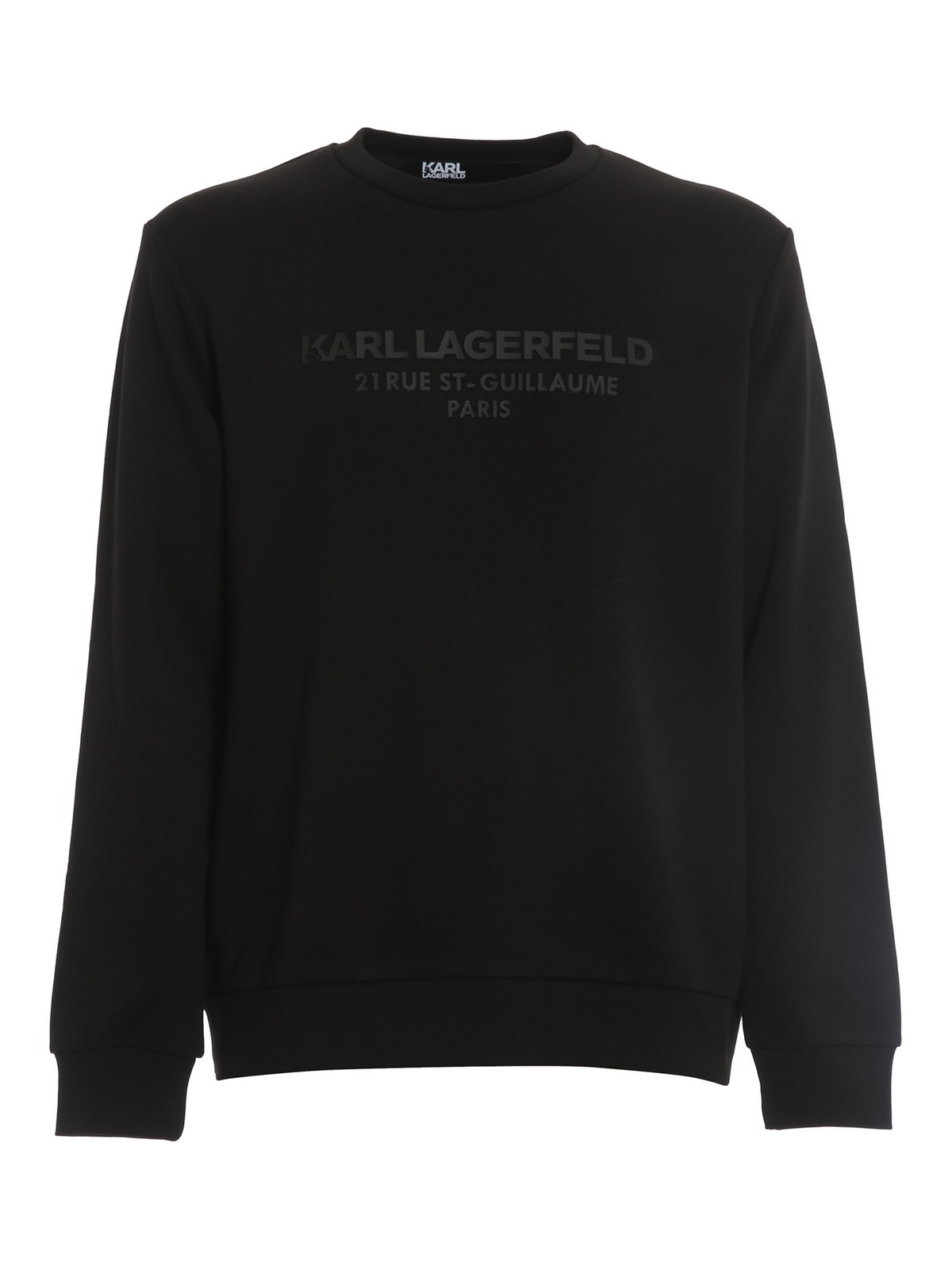 Rubber logo sweatshirt 705004521900990 (KARL LAGERFELD / スウェット・フーディー ) | KARL LAGERFELD (カール・ラガーフェルド)