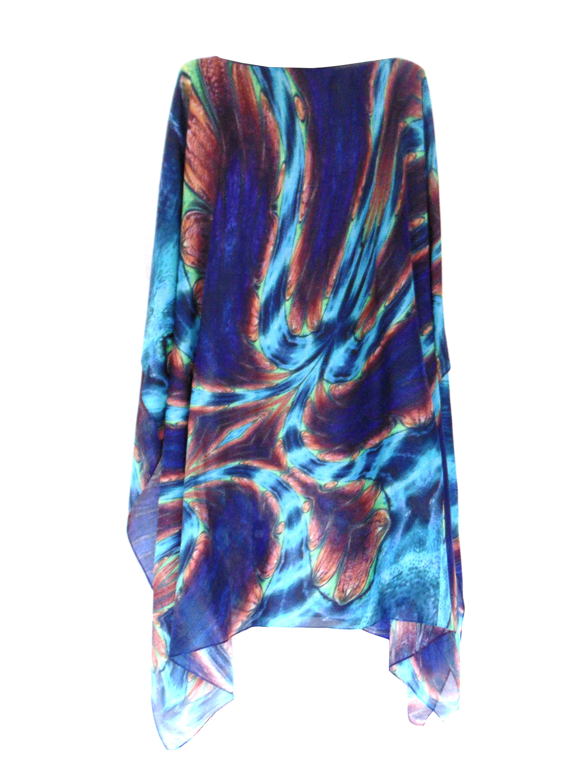 Fuerteventura kaftan KF147L12698GRBL (MARIA ENRICA NARDI / シャツ・ブラウス ) | MARIA ENRICA NARDI (マリア エンリカ ナルディ)